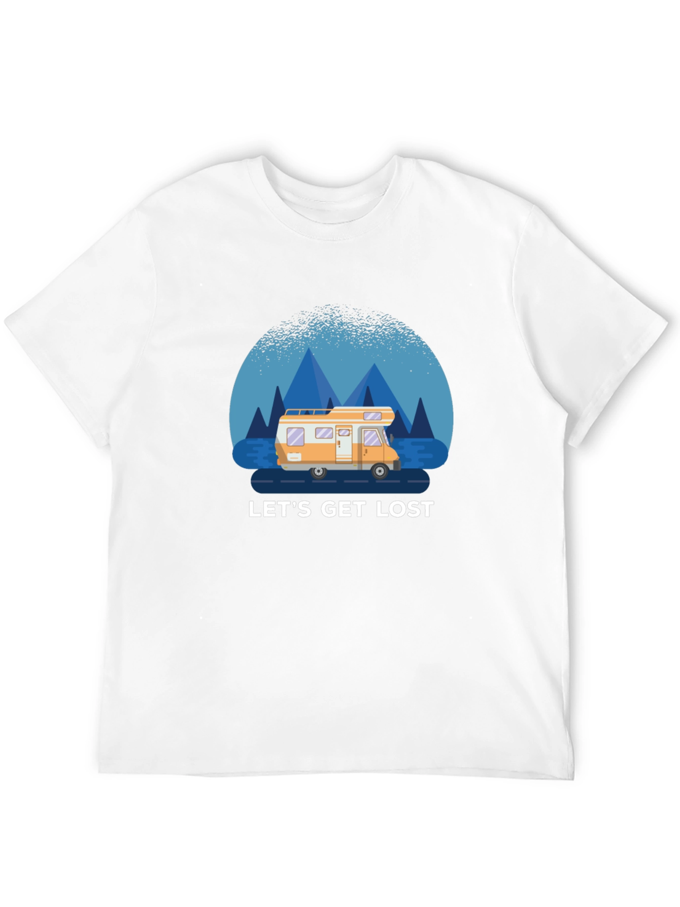 Lets Get Lost T-Shirt - Adventure Road Trip Tee
