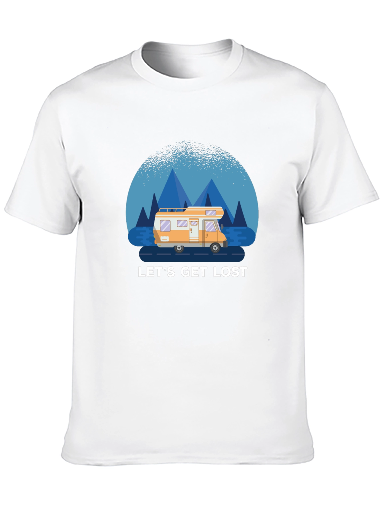 Lets Get Lost T-Shirt - Adventure Road Trip Tee