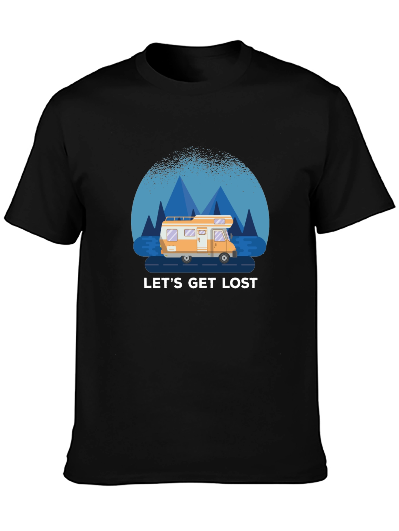 Lets Get Lost T-Shirt - Adventure Road Trip Tee