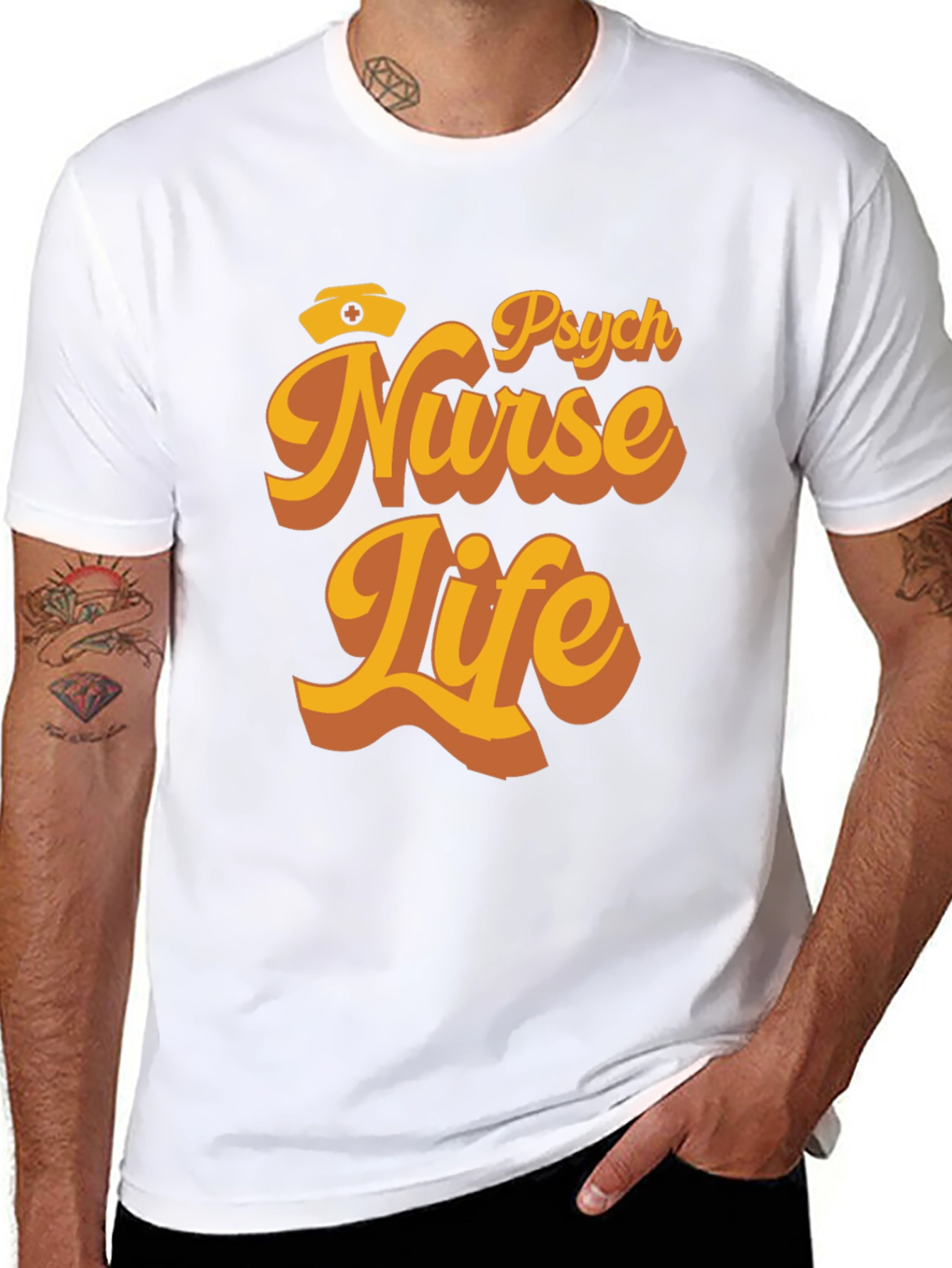 Psych Nurse Life T-Shirt - Retro Design