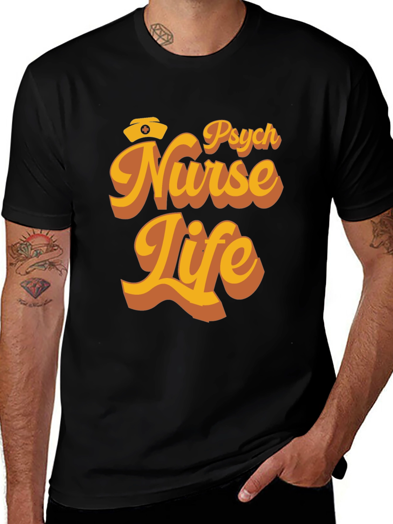 Psych Nurse Life T-Shirt - Retro Design
