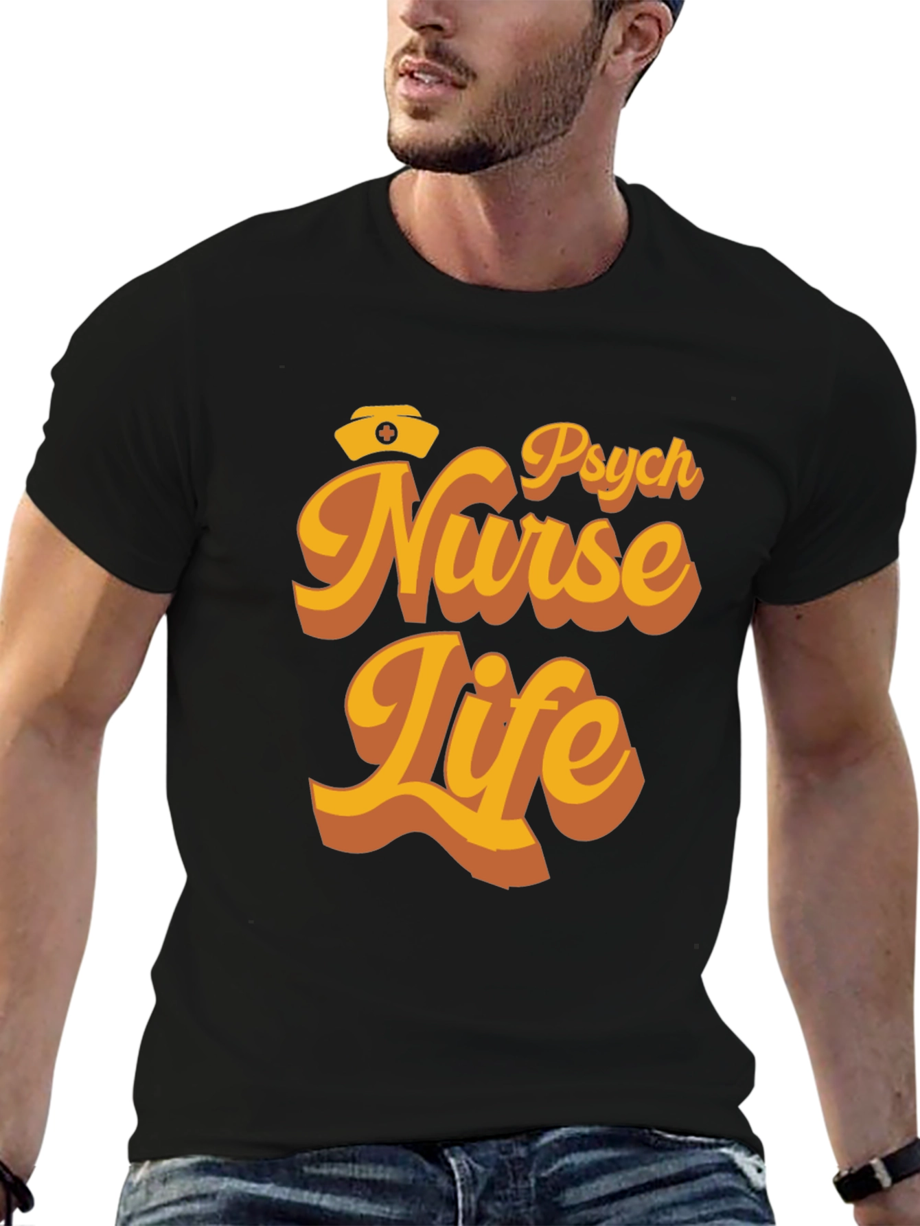 Psych Nurse Life T-Shirt - Retro Design