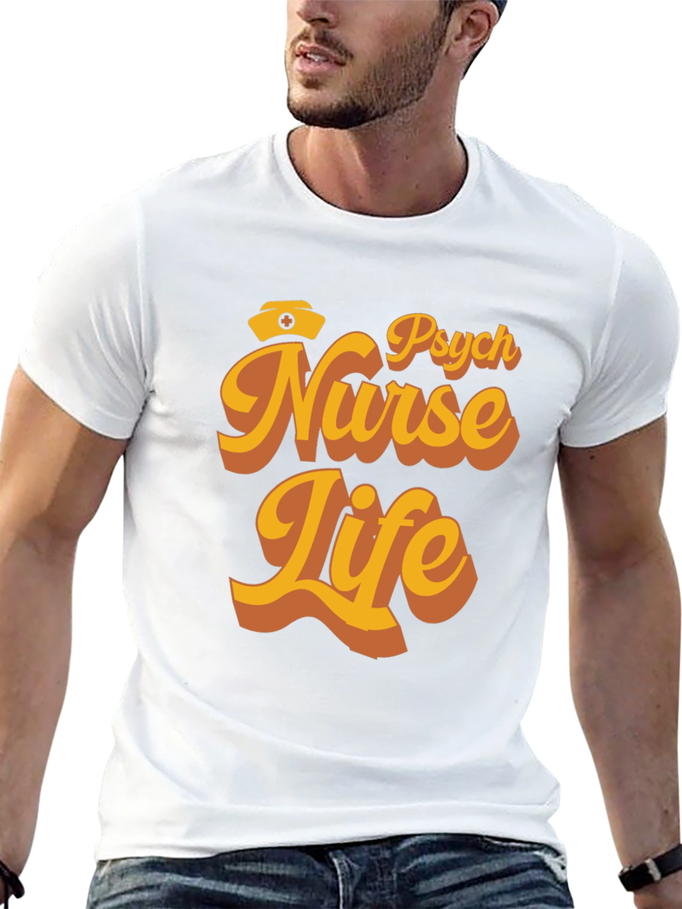 Psych Nurse Life T-Shirt - Retro Design