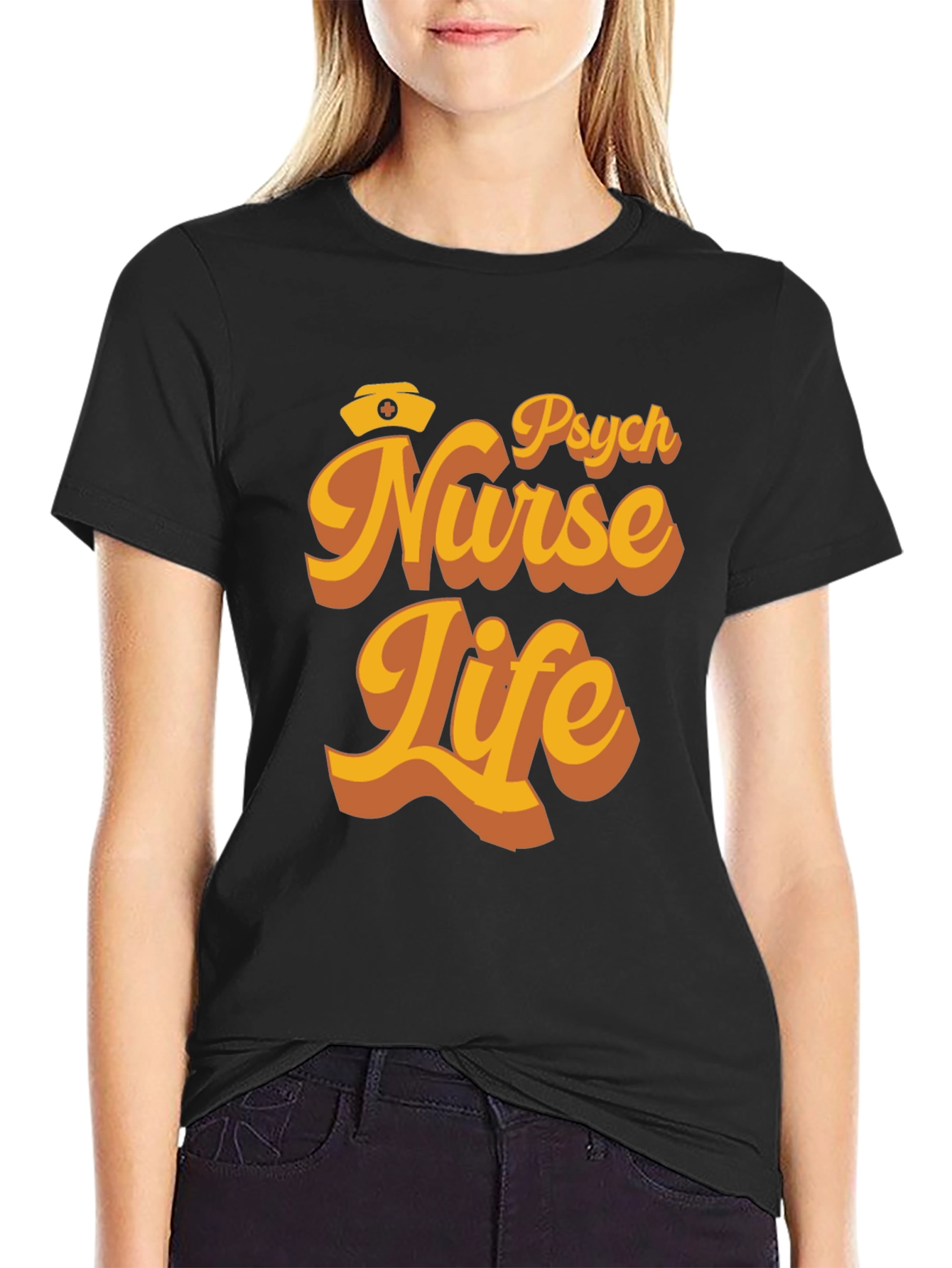 Psych Nurse Life T-Shirt - Retro Design