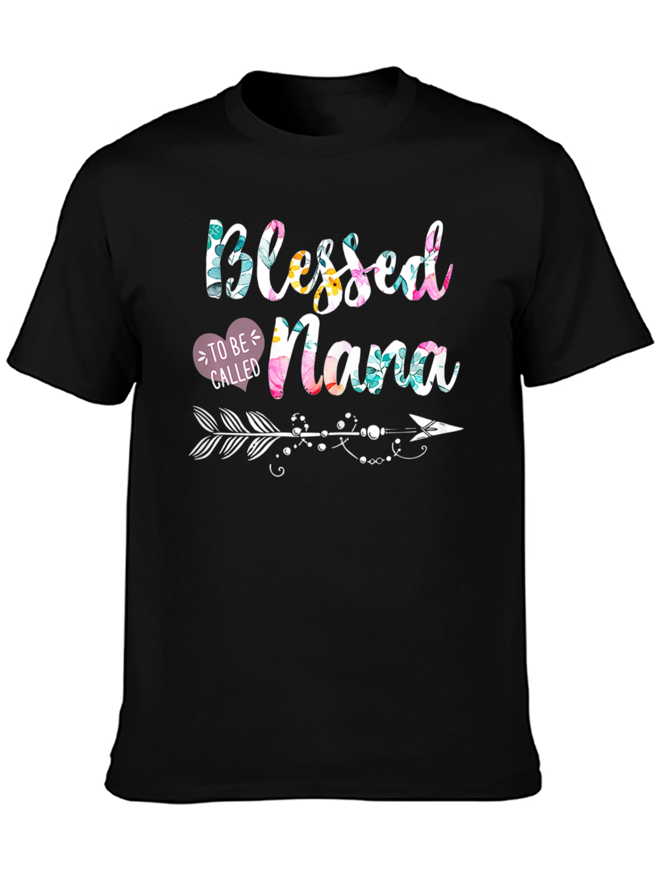 Blessed To Be Called Nana Floral T-Shirt