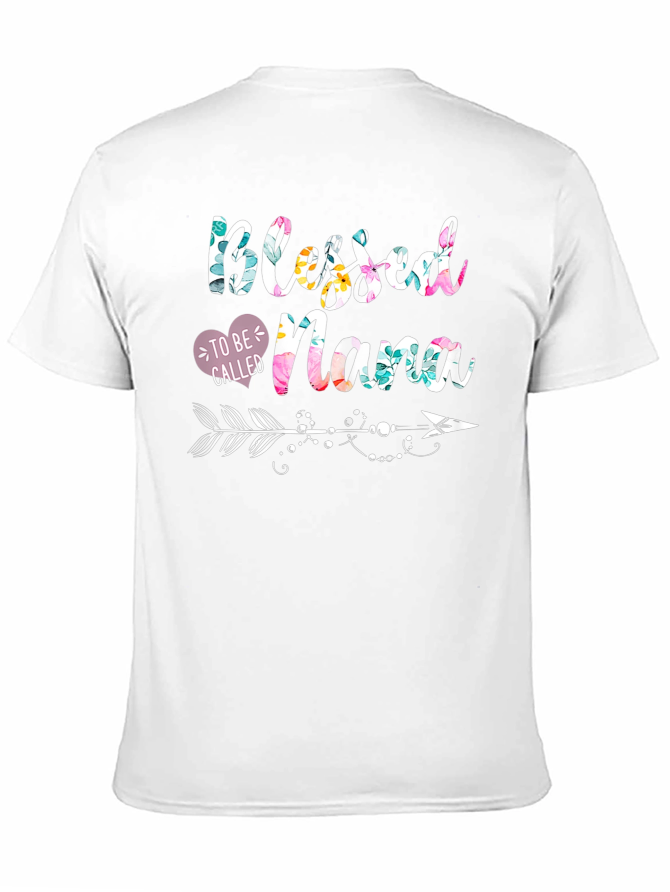 Blessed To Be Called Nana Floral T-Shirt