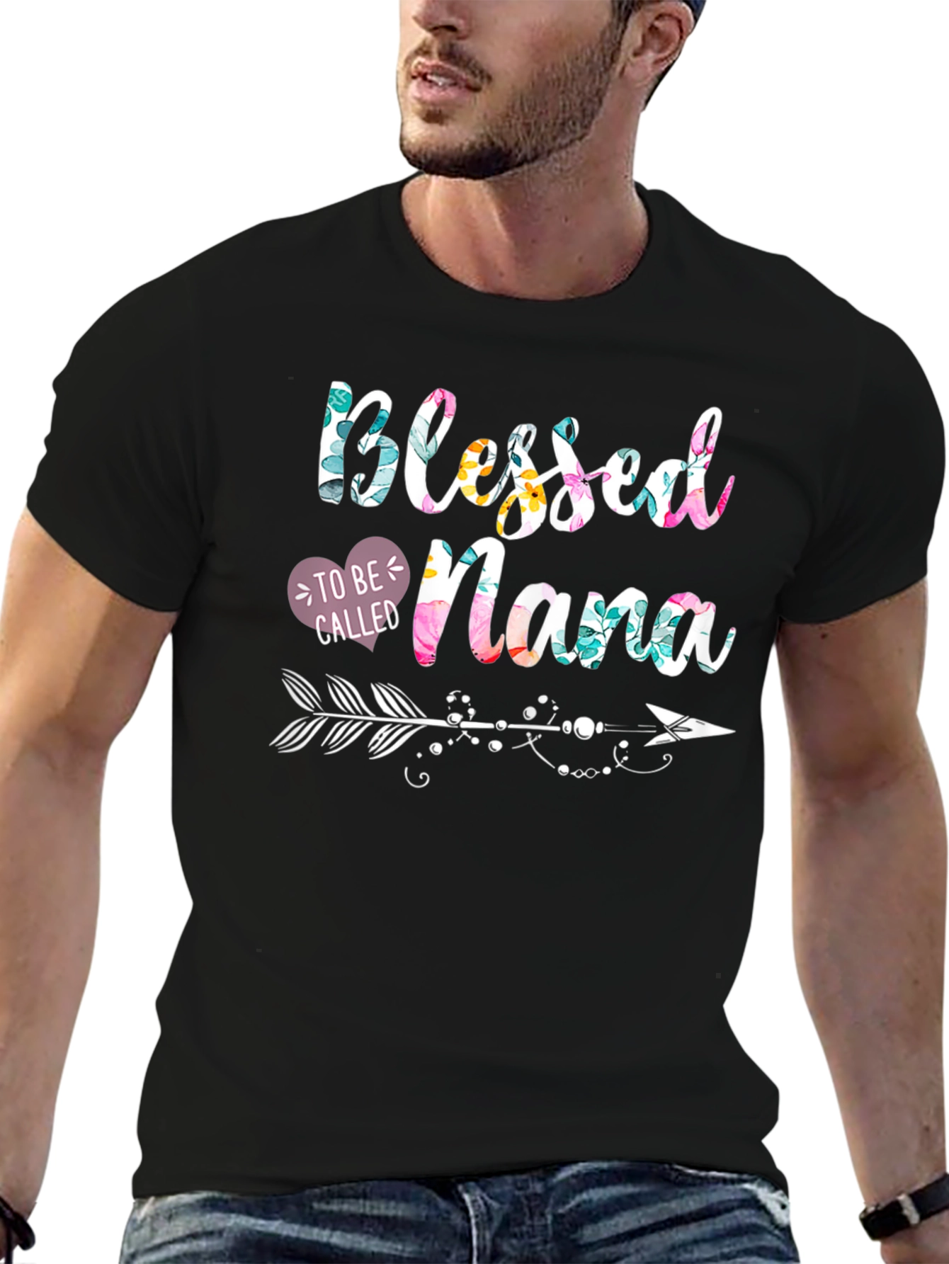 Blessed To Be Called Nana Floral T-Shirt