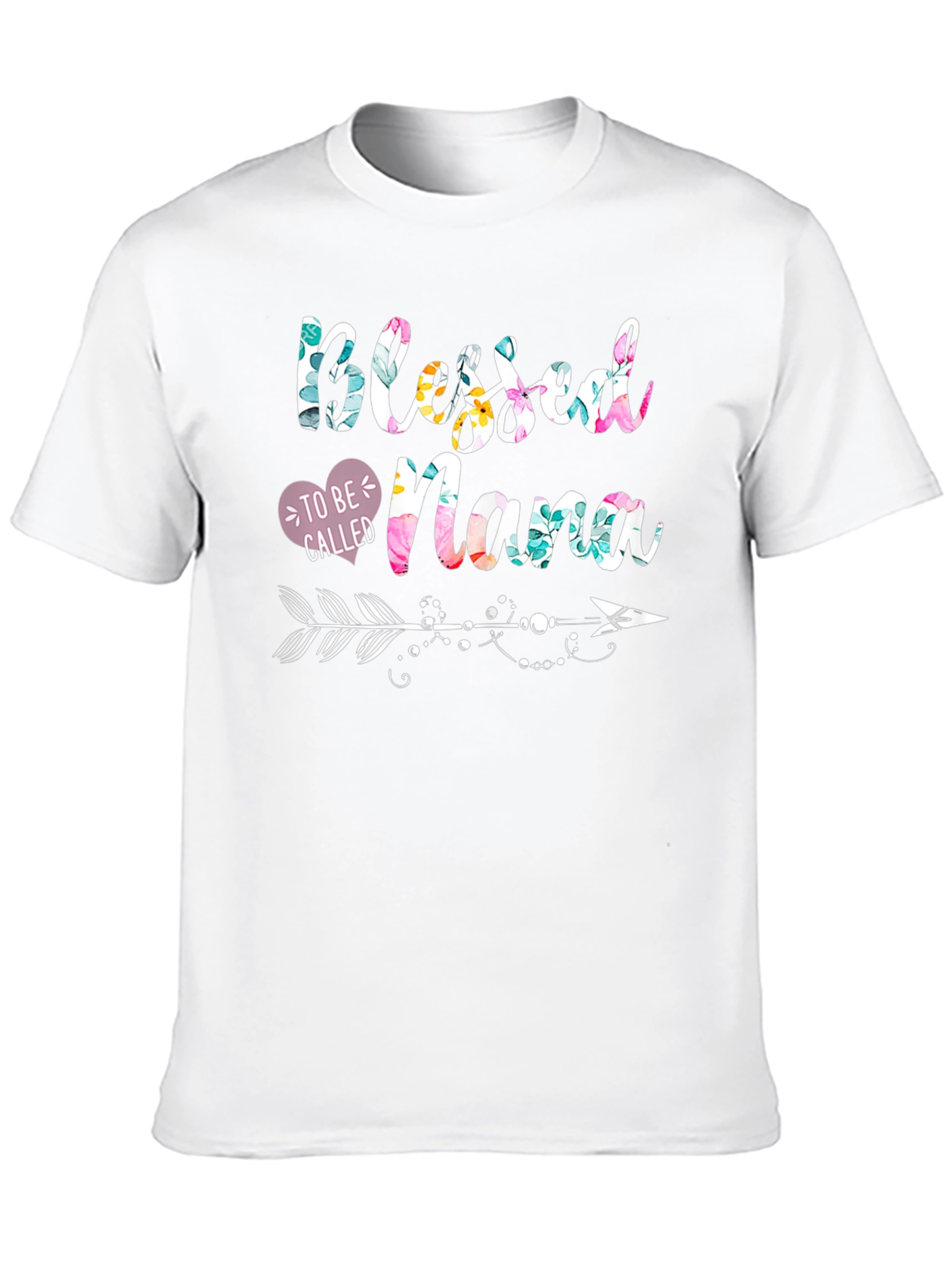 Blessed To Be Called Nana Floral T-Shirt