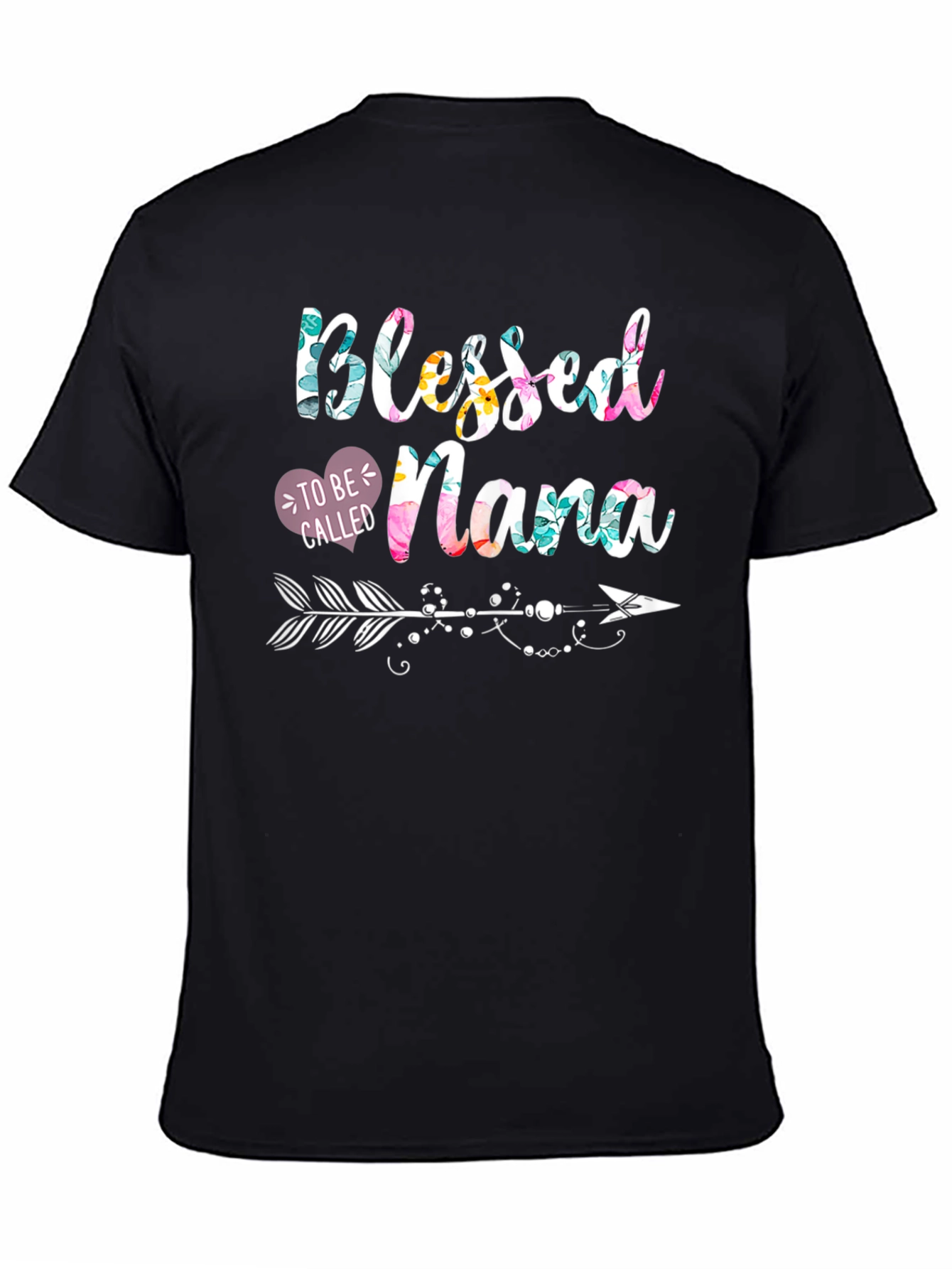 Blessed To Be Called Nana Floral T-Shirt