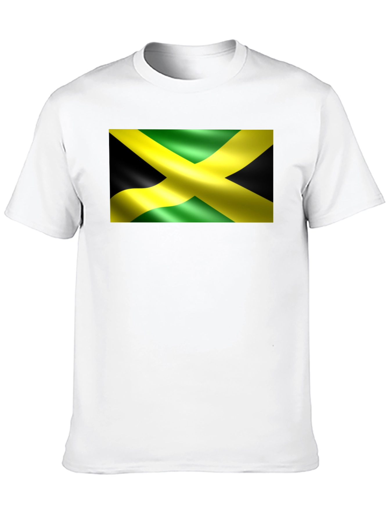 Jamaica Flag T-Shirt - Black Graphic Tee