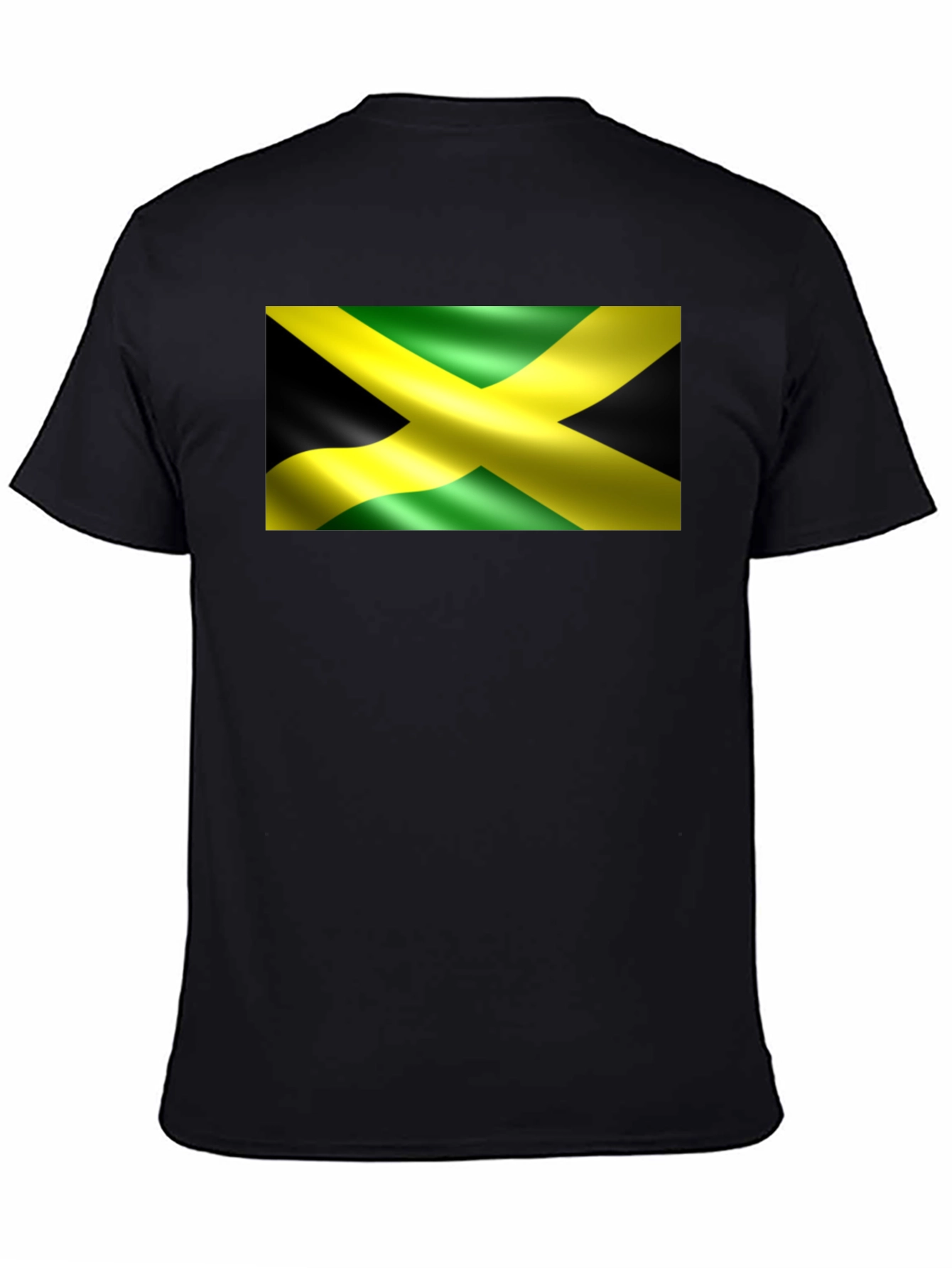 Jamaica Flag T-Shirt - Black Graphic Tee