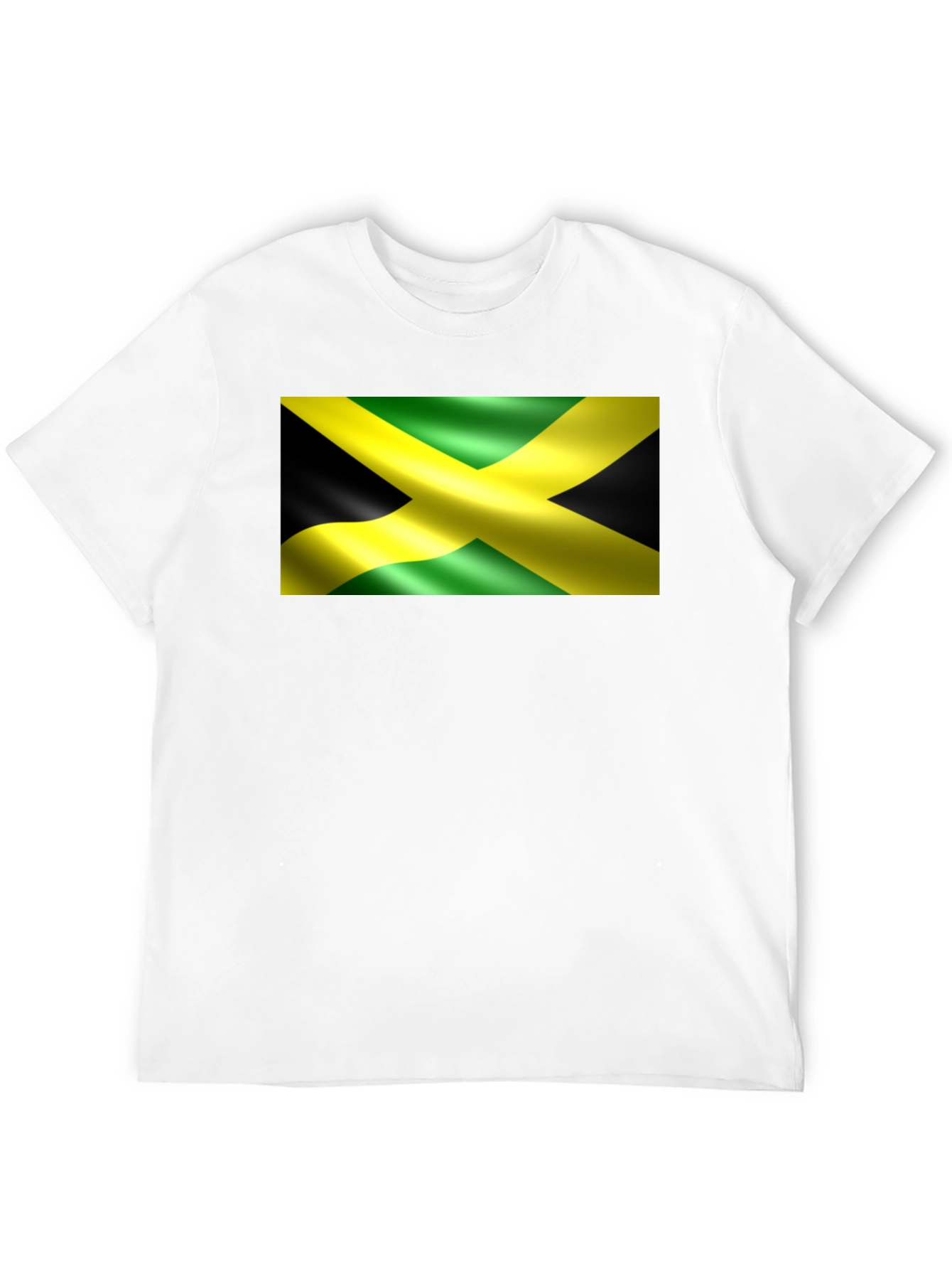 Jamaica Flag T-Shirt - Black Graphic Tee