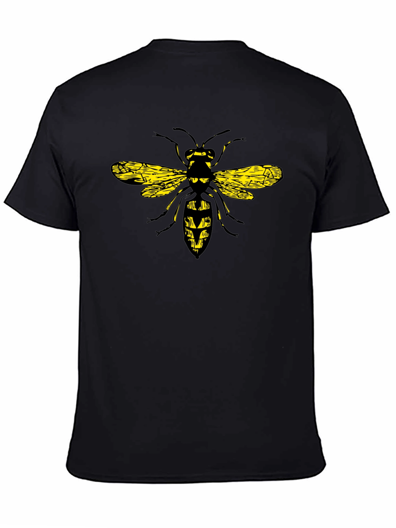 Wasp Graphic Black T-Shirt - Bold & Unique Design