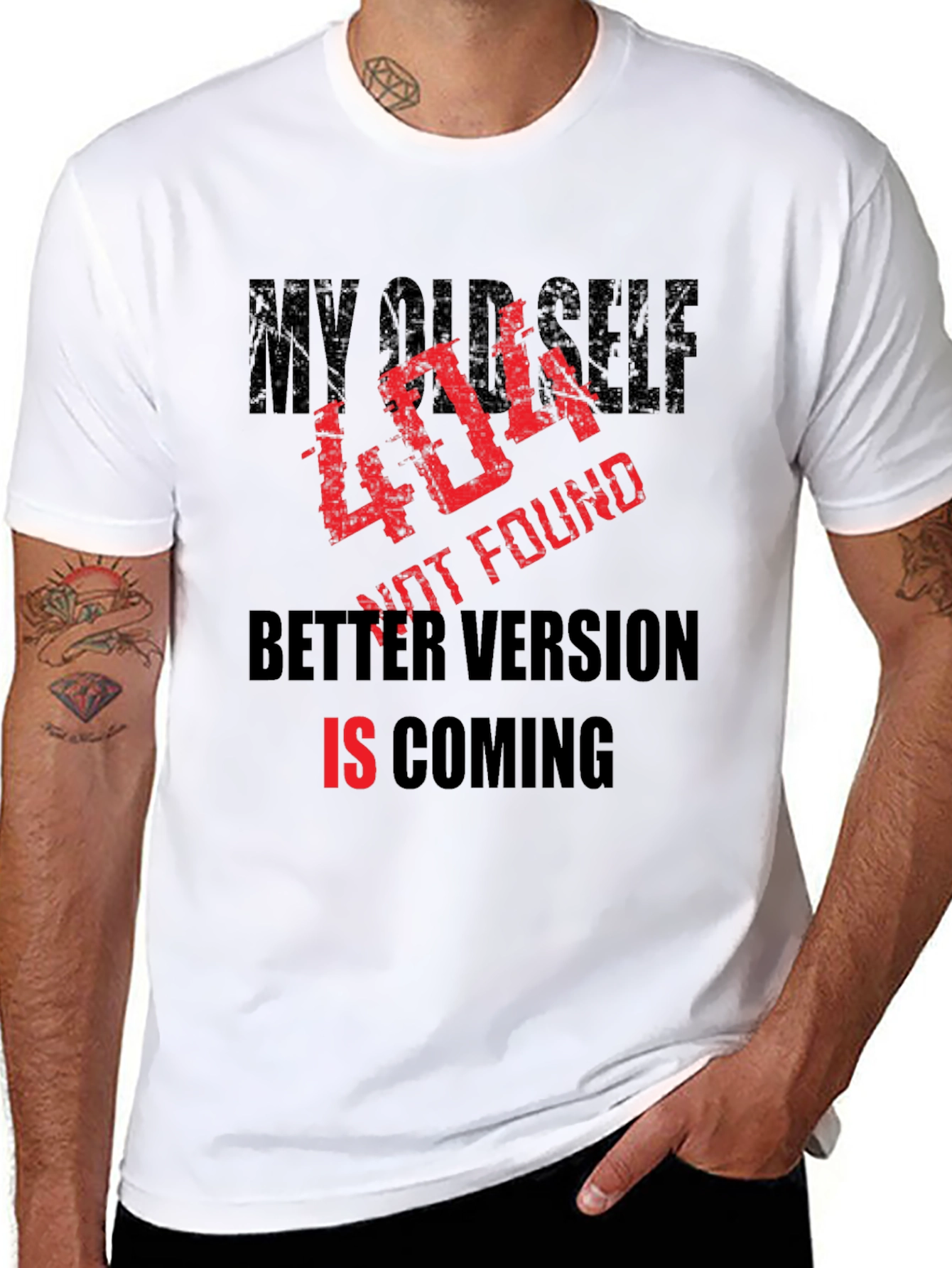 404 Not Found Better Version Coming T-Shirt