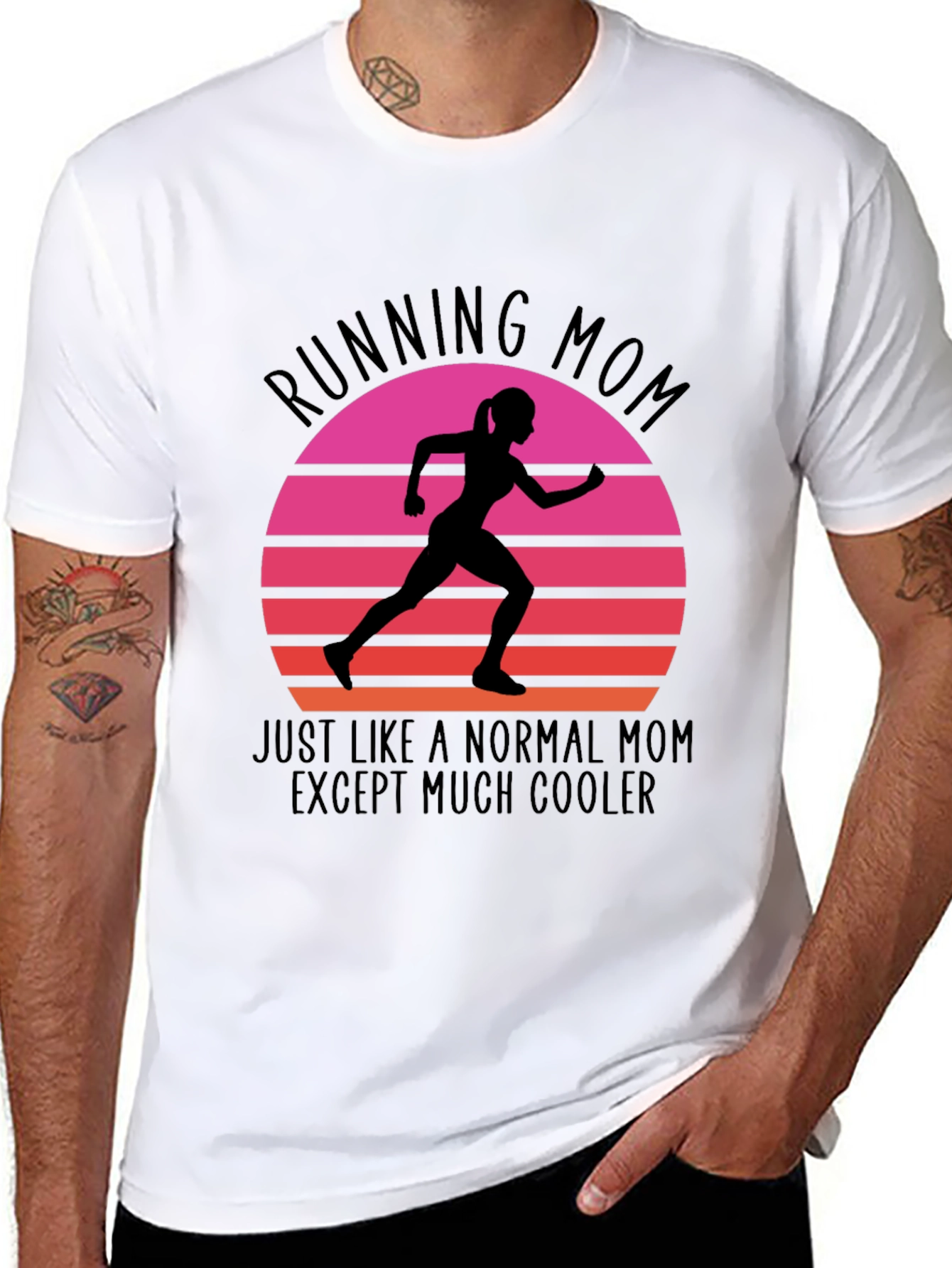Running Mom T-Shirt - Cool Mom Edition
