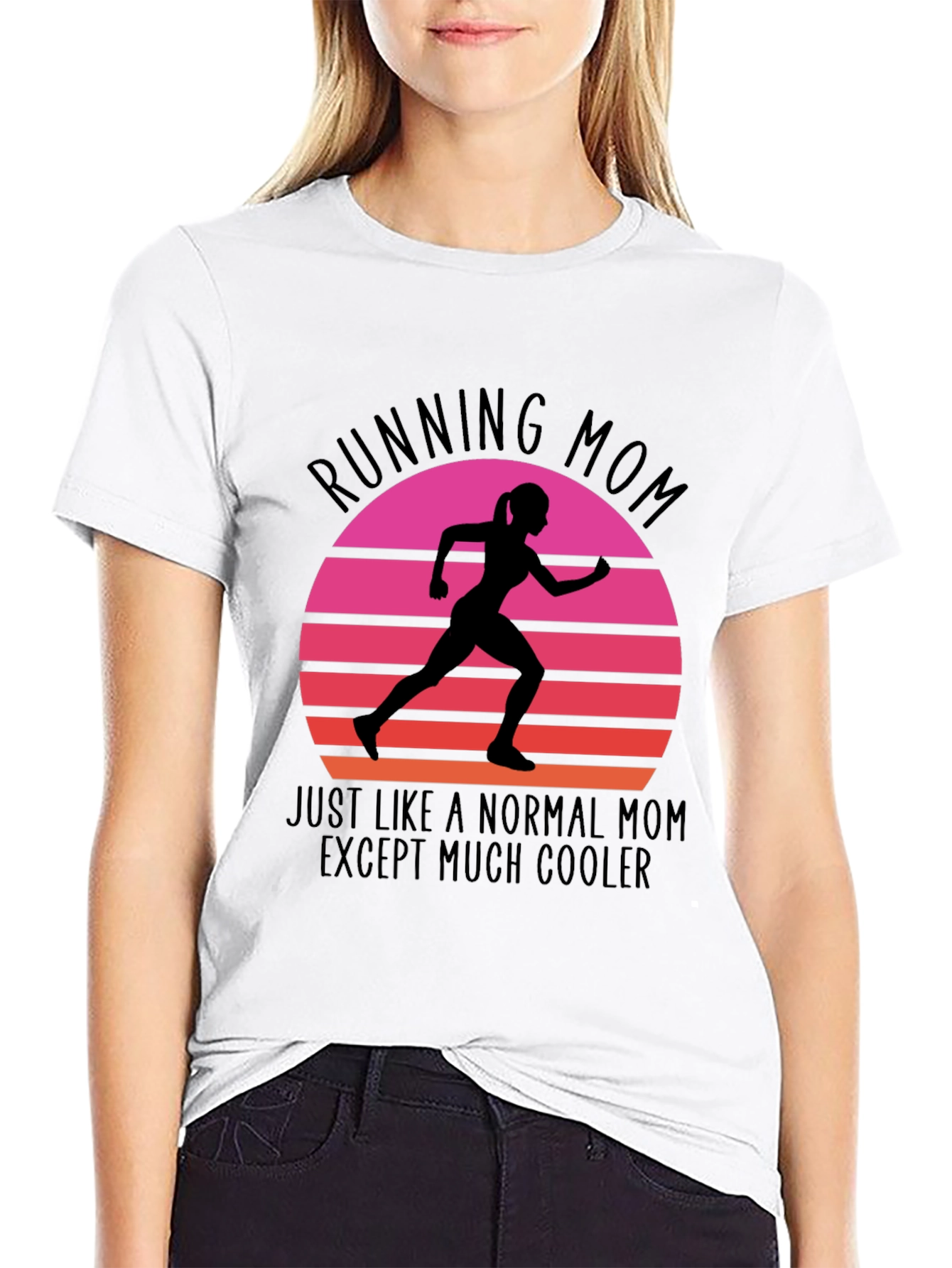 Running Mom T-Shirt - Cool Mom Edition
