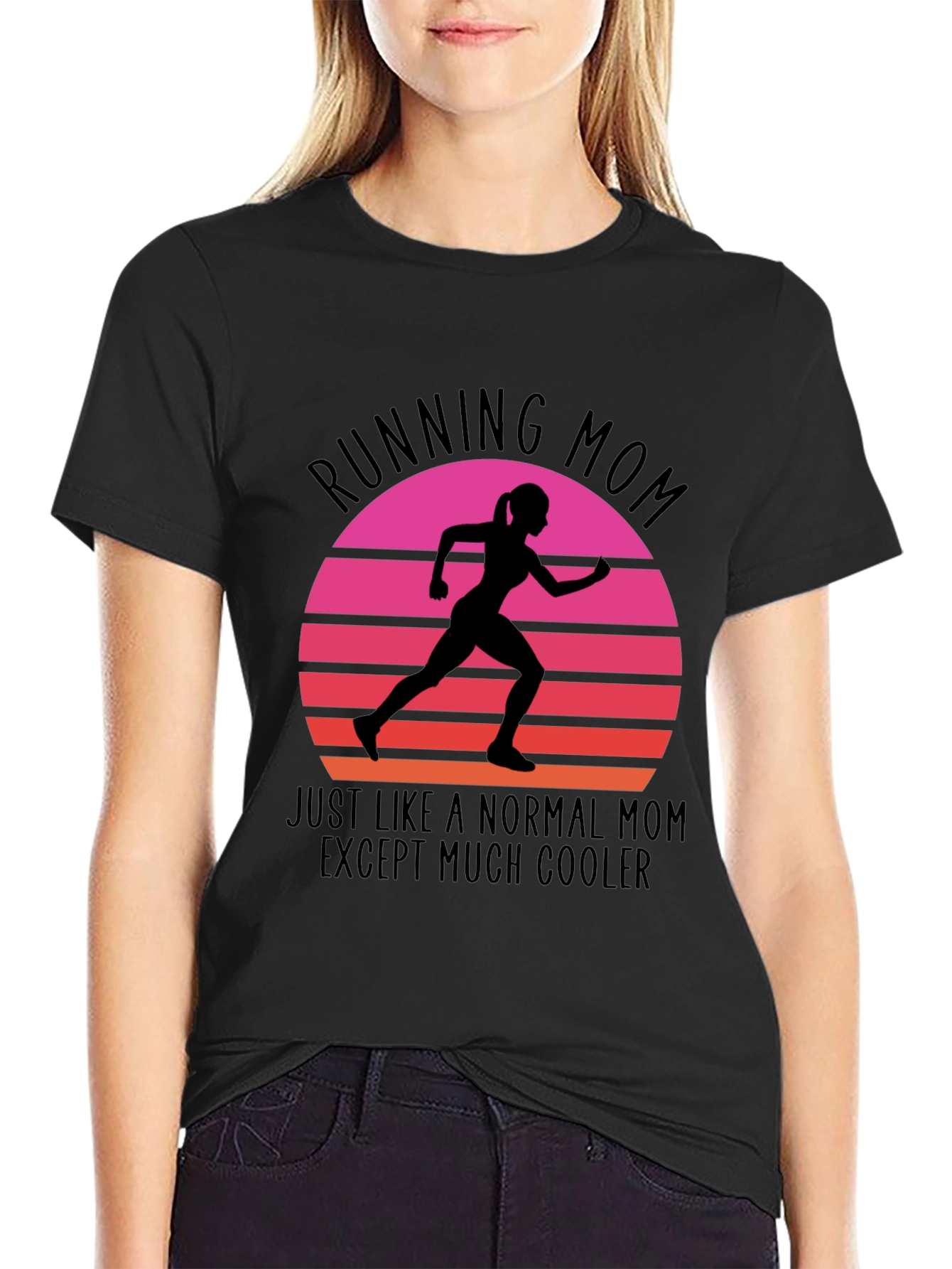 Running Mom T-Shirt - Cool Mom Edition