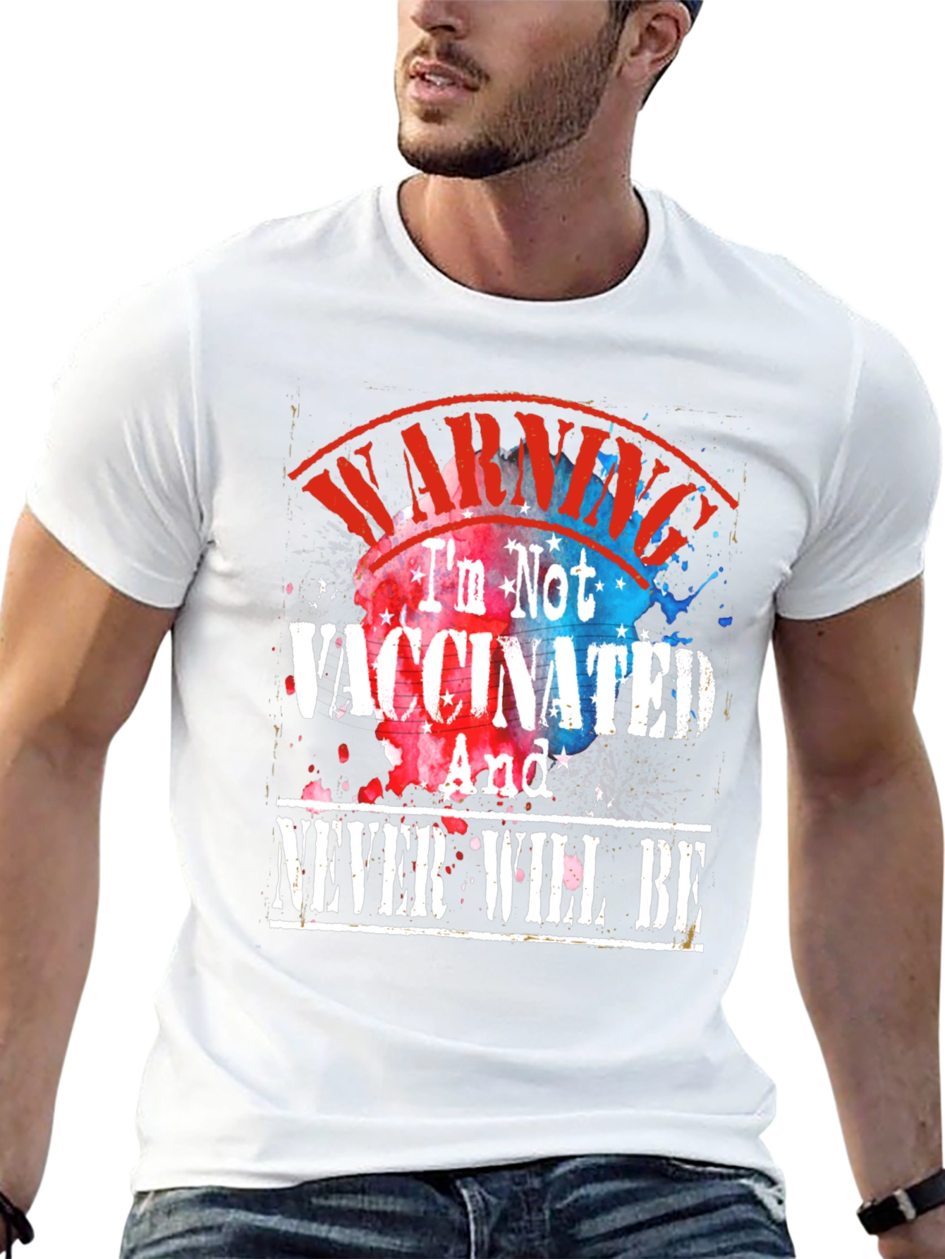 Warning Im Not Vaccinated T-Shirt