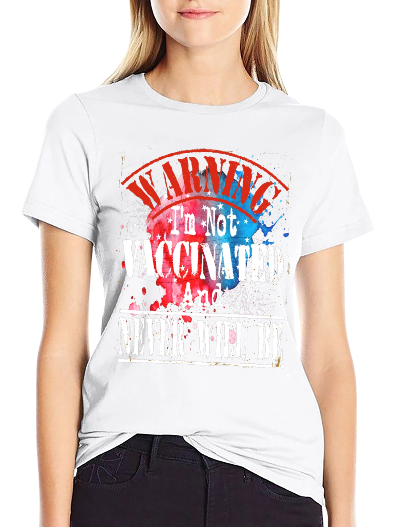 Warning Im Not Vaccinated T-Shirt