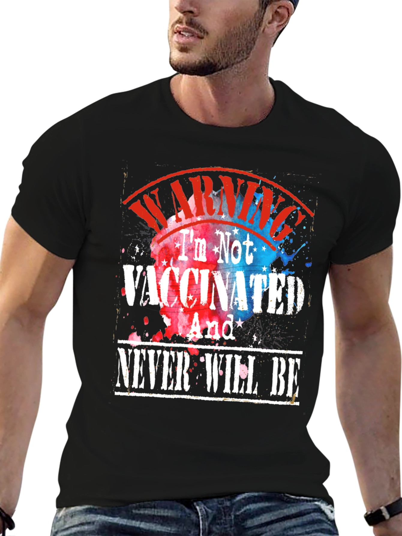Warning Im Not Vaccinated T-Shirt