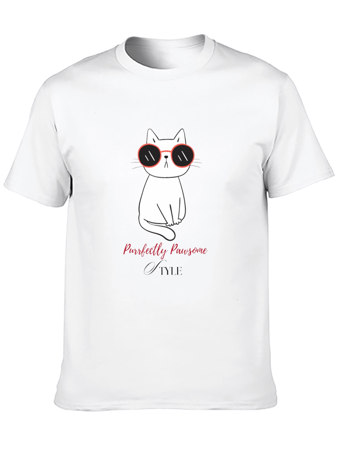 Cool Cat T-Shirt - Purrfectly Pawsome Style