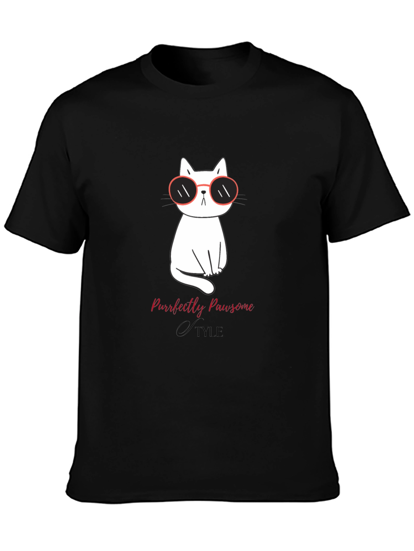 Cool Cat T-Shirt - Purrfectly Pawsome Style