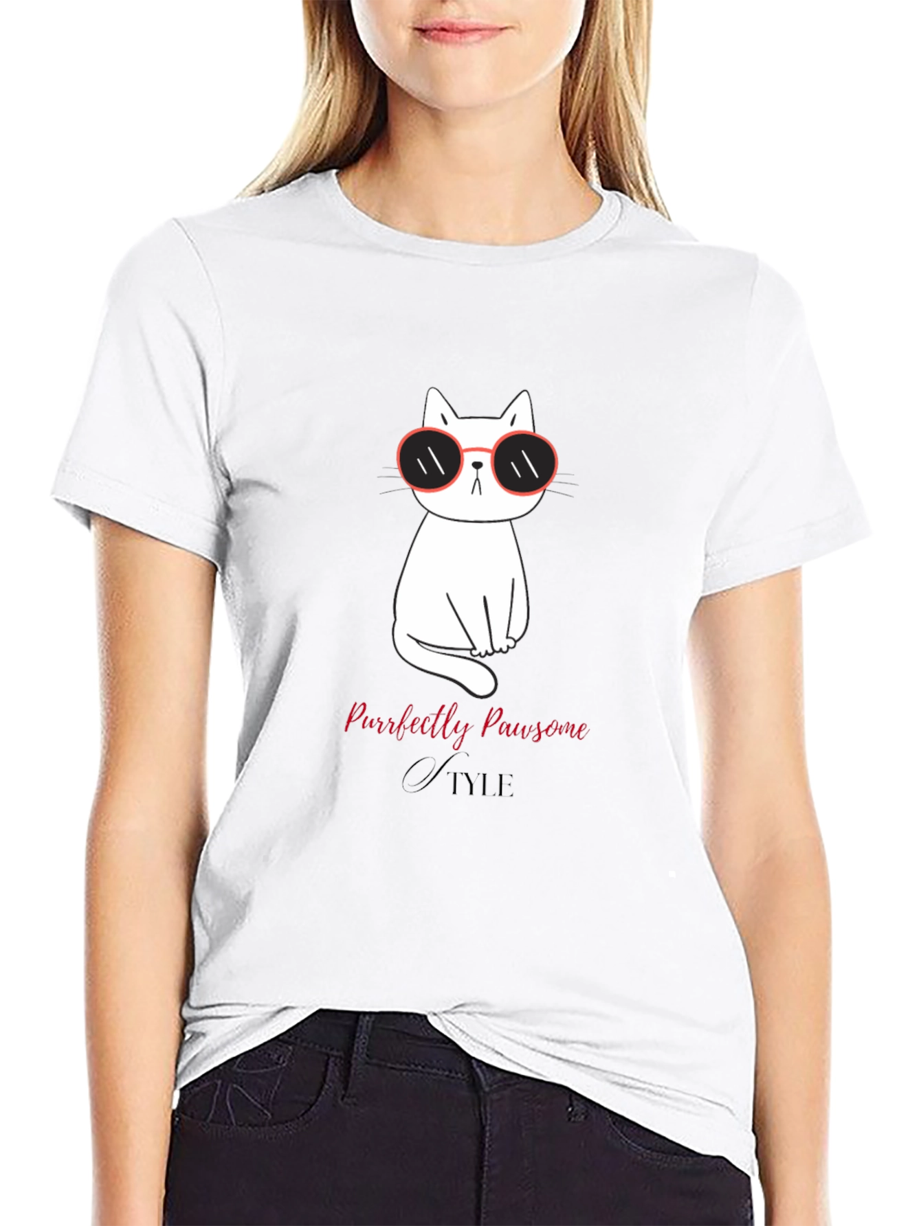 Cool Cat T-Shirt - Purrfectly Pawsome Style