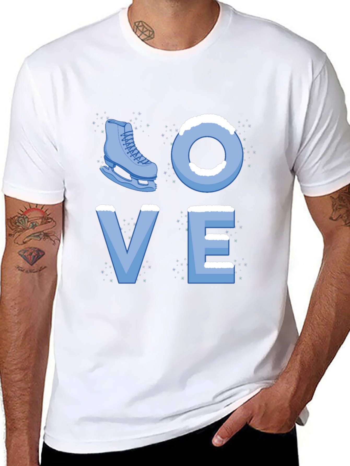 I Love Ice Skating T-Shirt - Figure Skating Tee