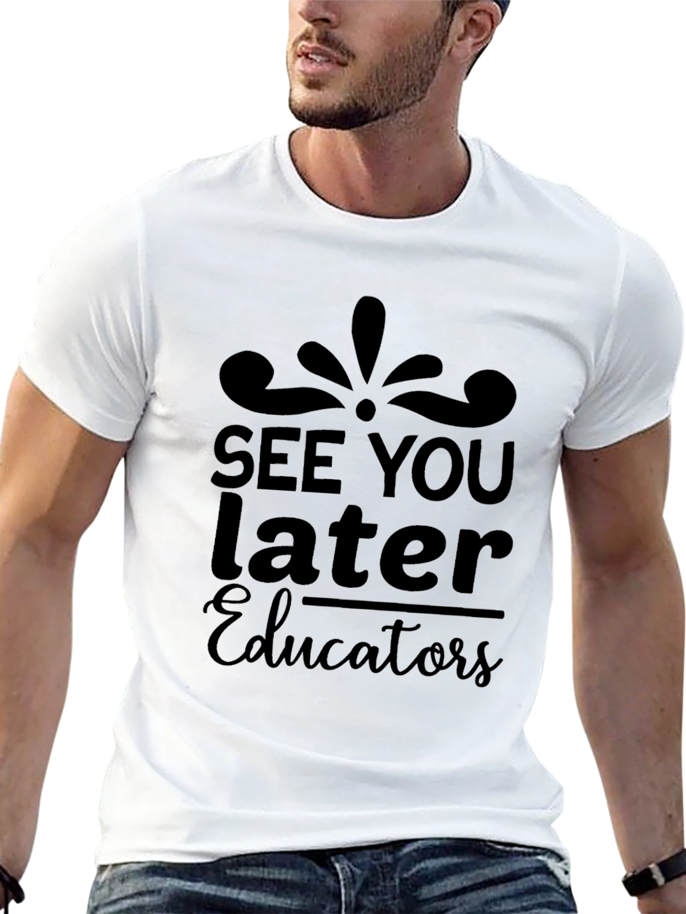 See You Later Educators Black T-Shirt