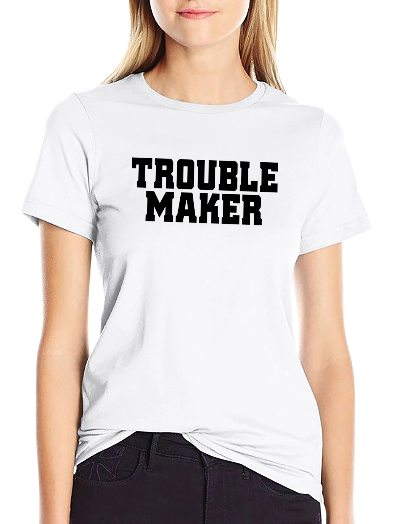 Trouble Maker Graphic T-Shirt