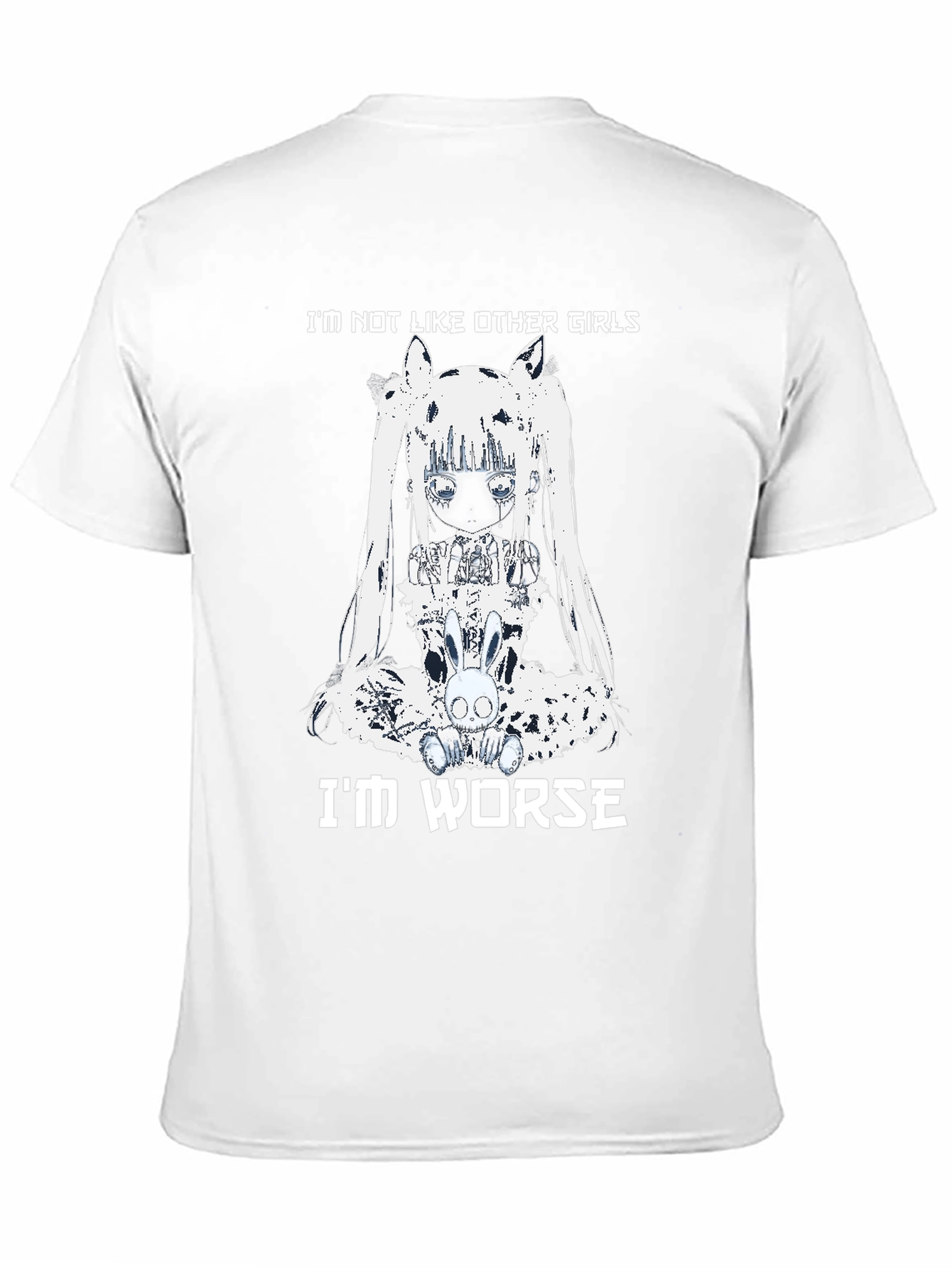 Edgy Im Worse Graphic T-Shirt