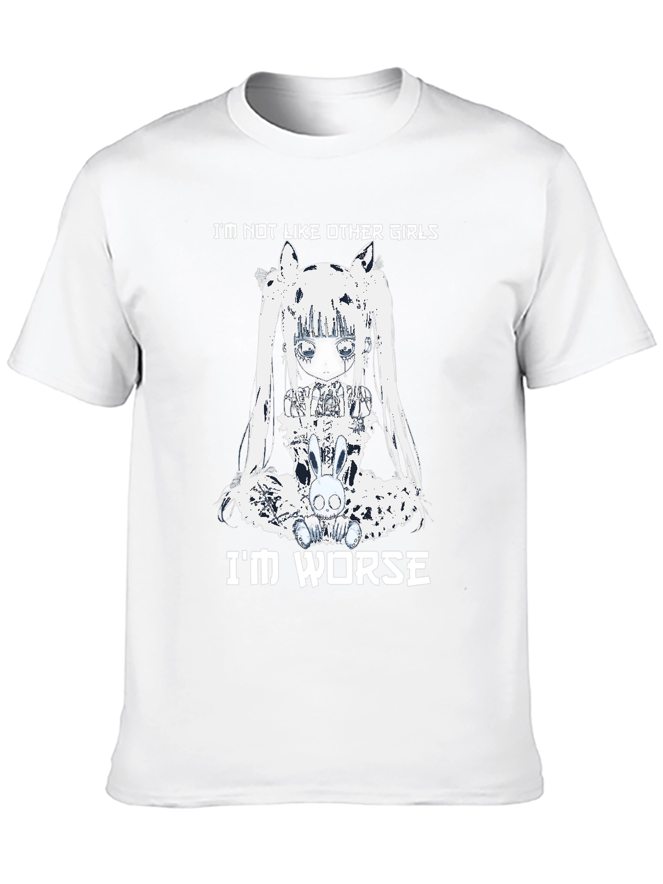 Edgy Im Worse Graphic T-Shirt