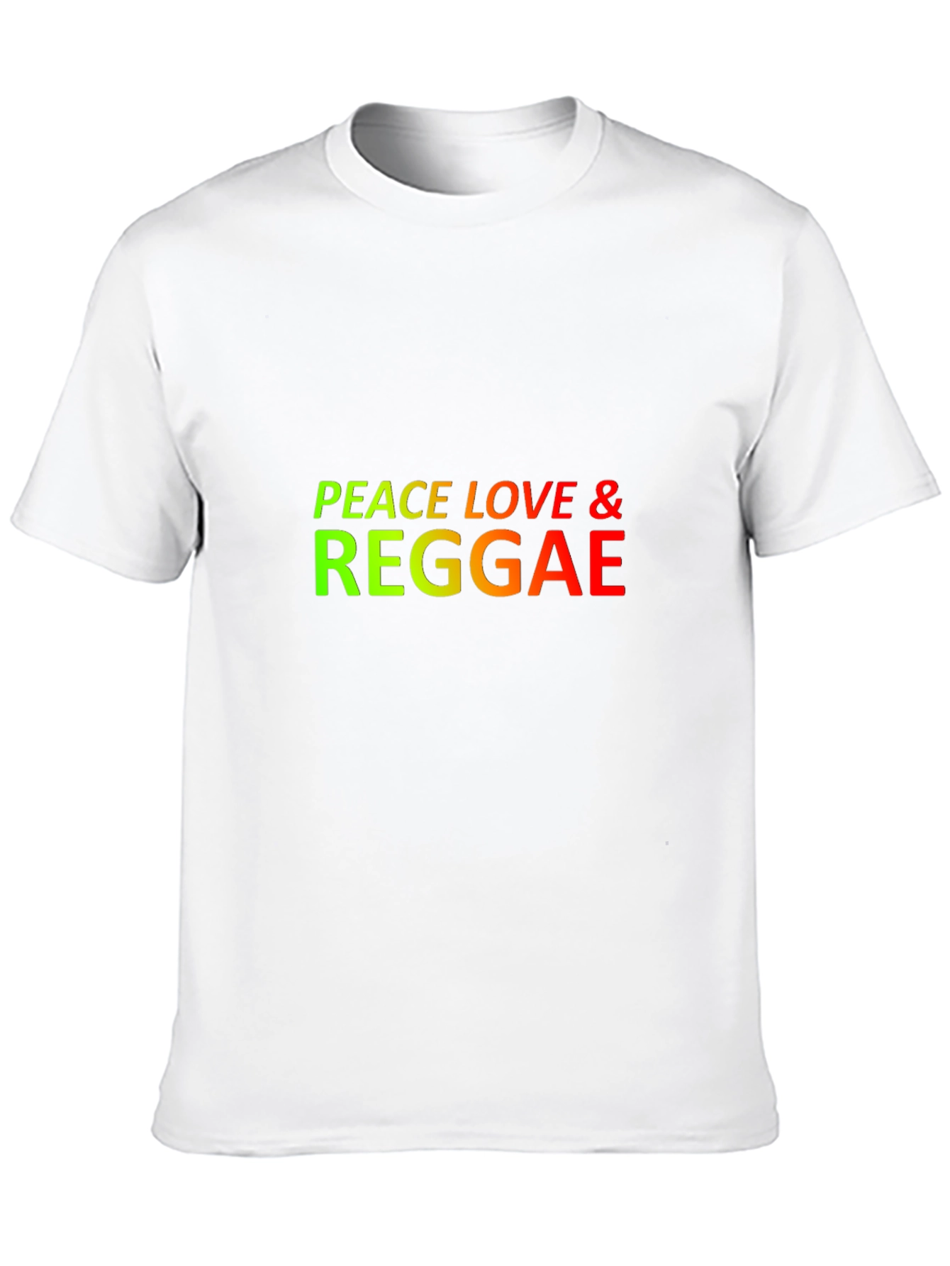 Peace Love & Reggae Graphic T-Shirt