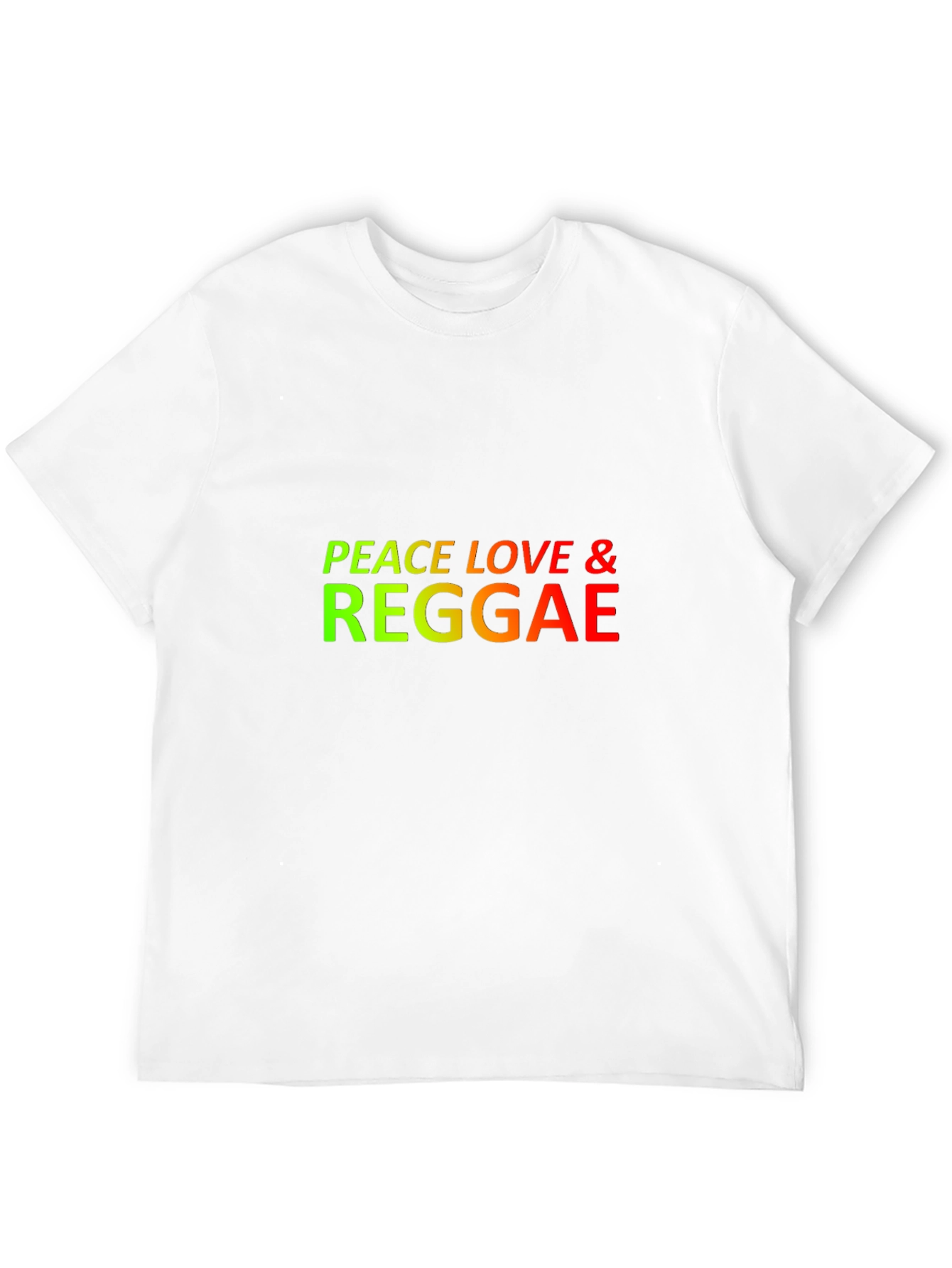Peace Love & Reggae Graphic T-Shirt