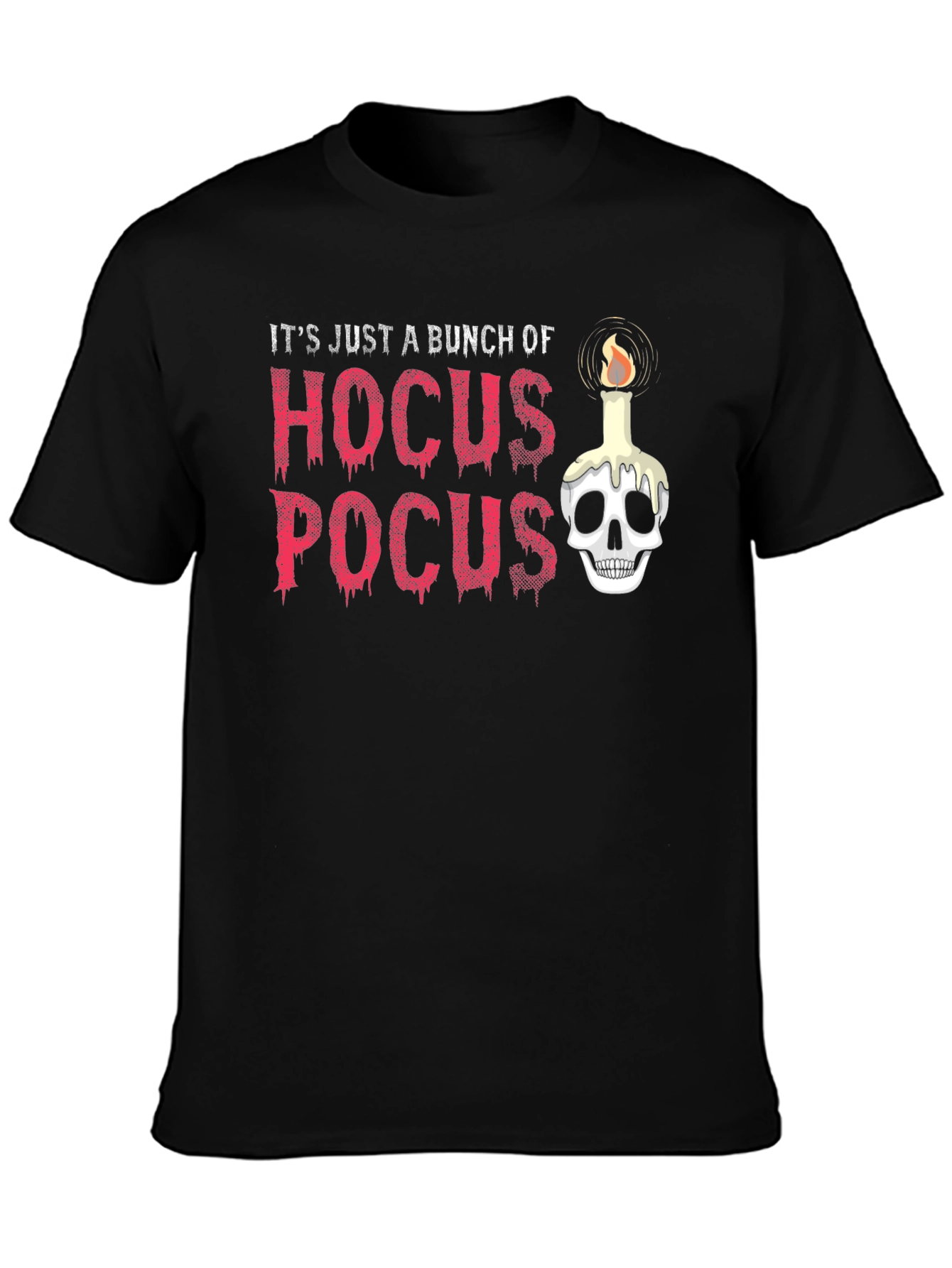 Hocus Pocus Skull Candle Graphic Tee