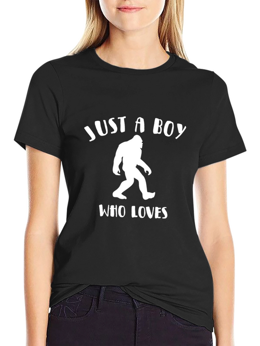Just A Boy Who Loves Sasquatch T-Shirt
