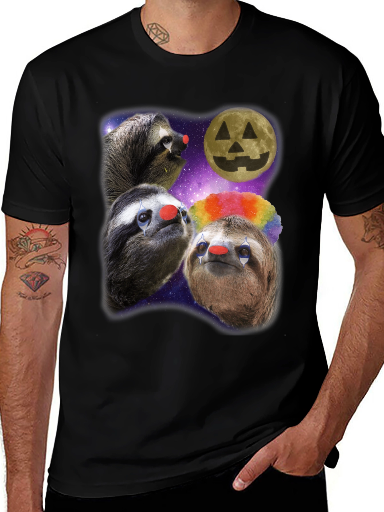 Sloth Clown Halloween T-Shirt