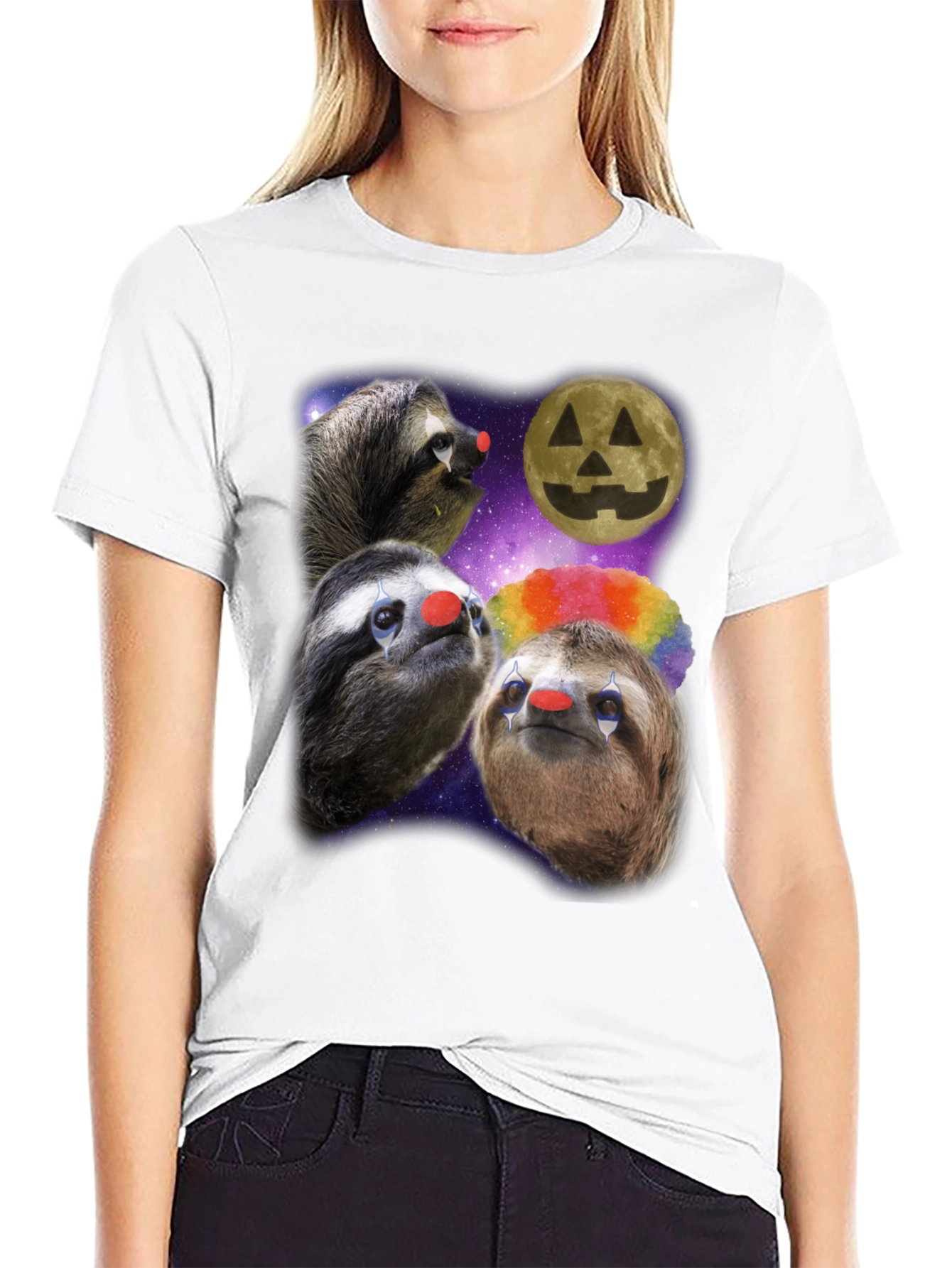 Sloth Clown Halloween T-Shirt
