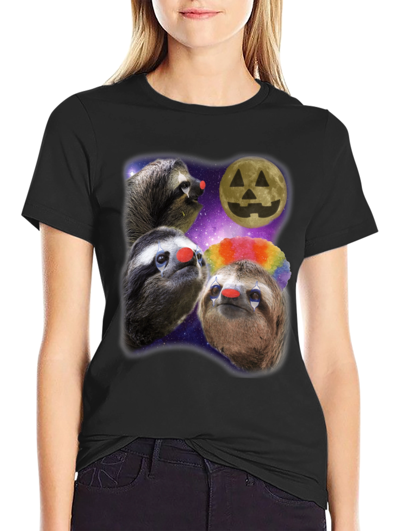 Sloth Clown Halloween T-Shirt