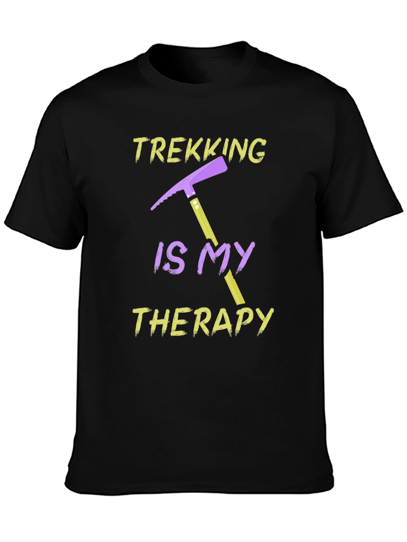 Trekking Is My Therapy Graphic T-Shirt