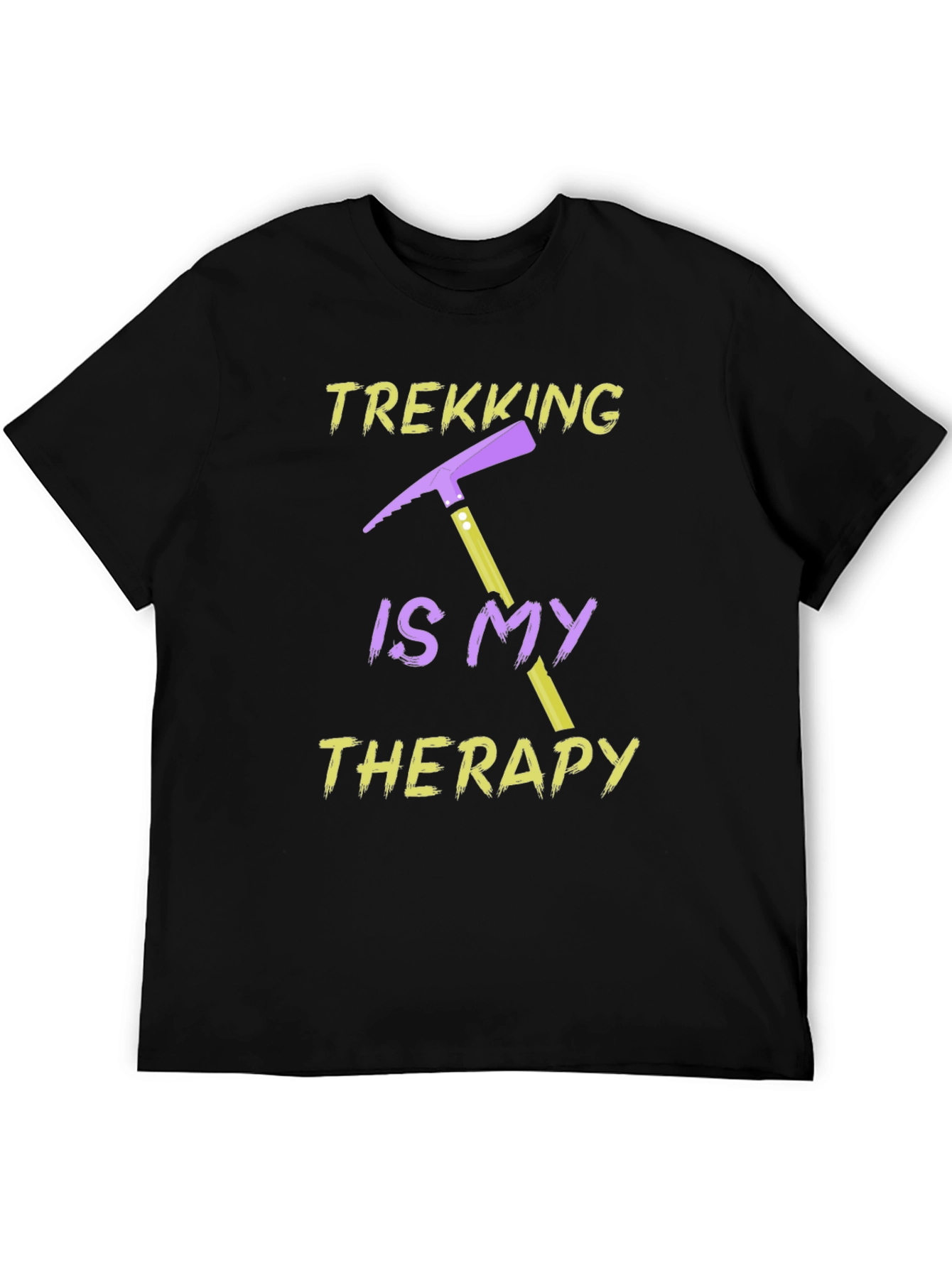Trekking Is My Therapy Graphic T-Shirt