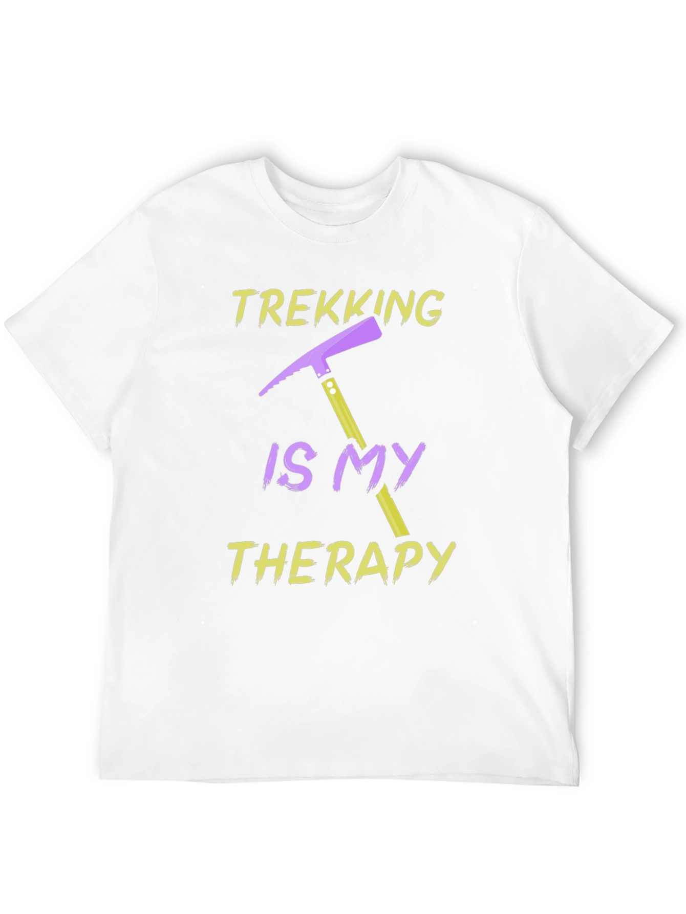 Trekking Is My Therapy Graphic T-Shirt