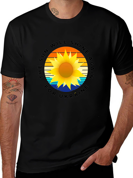 Ukraine Support T-Shirt: The Sun Will Shine Again