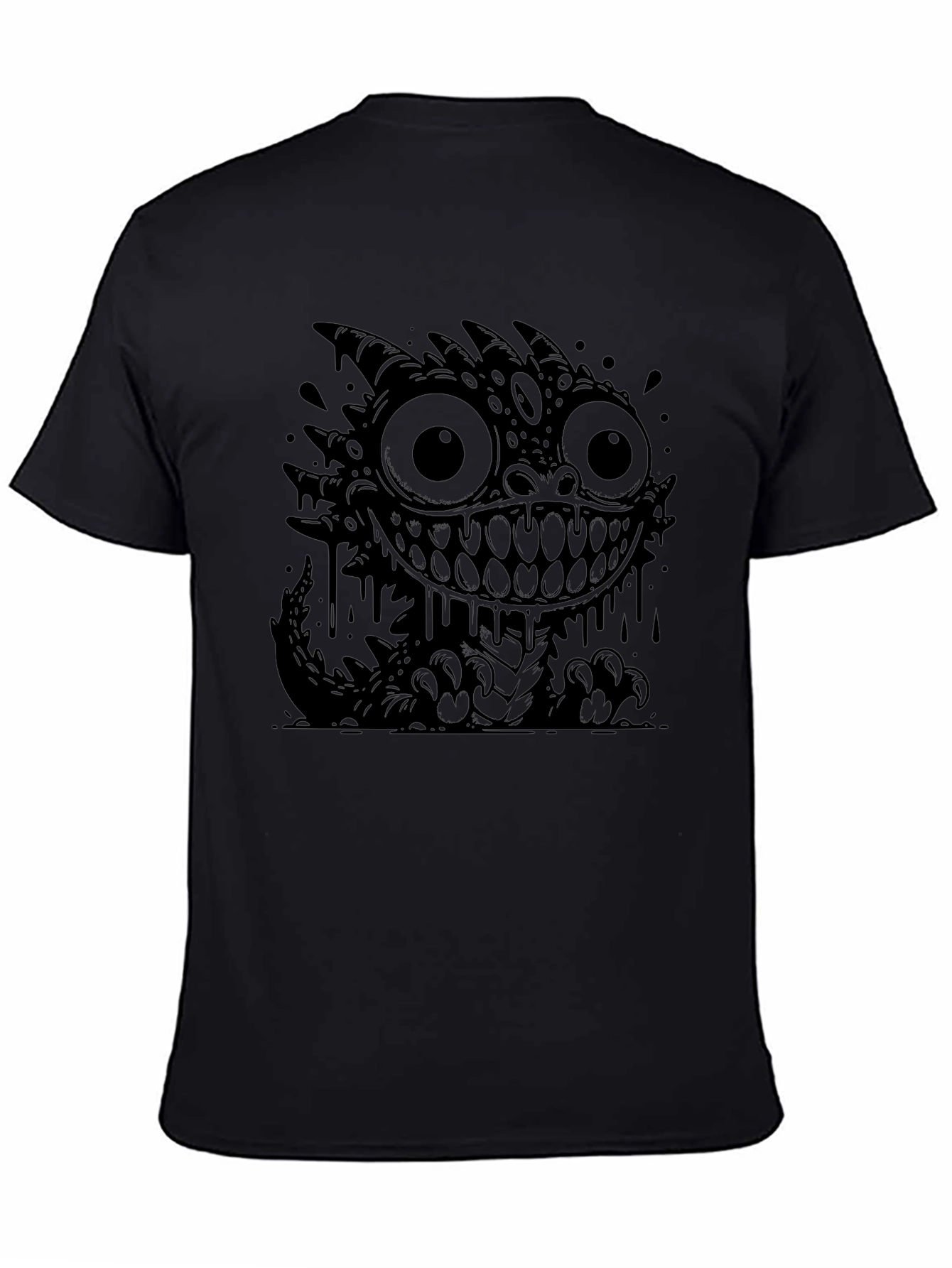 Monster Graphic Black T-Shirt