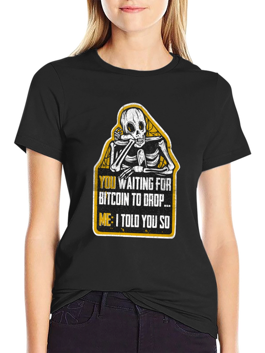 Bitcoin Skeptic T-Shirt - Crypto Investor Humor