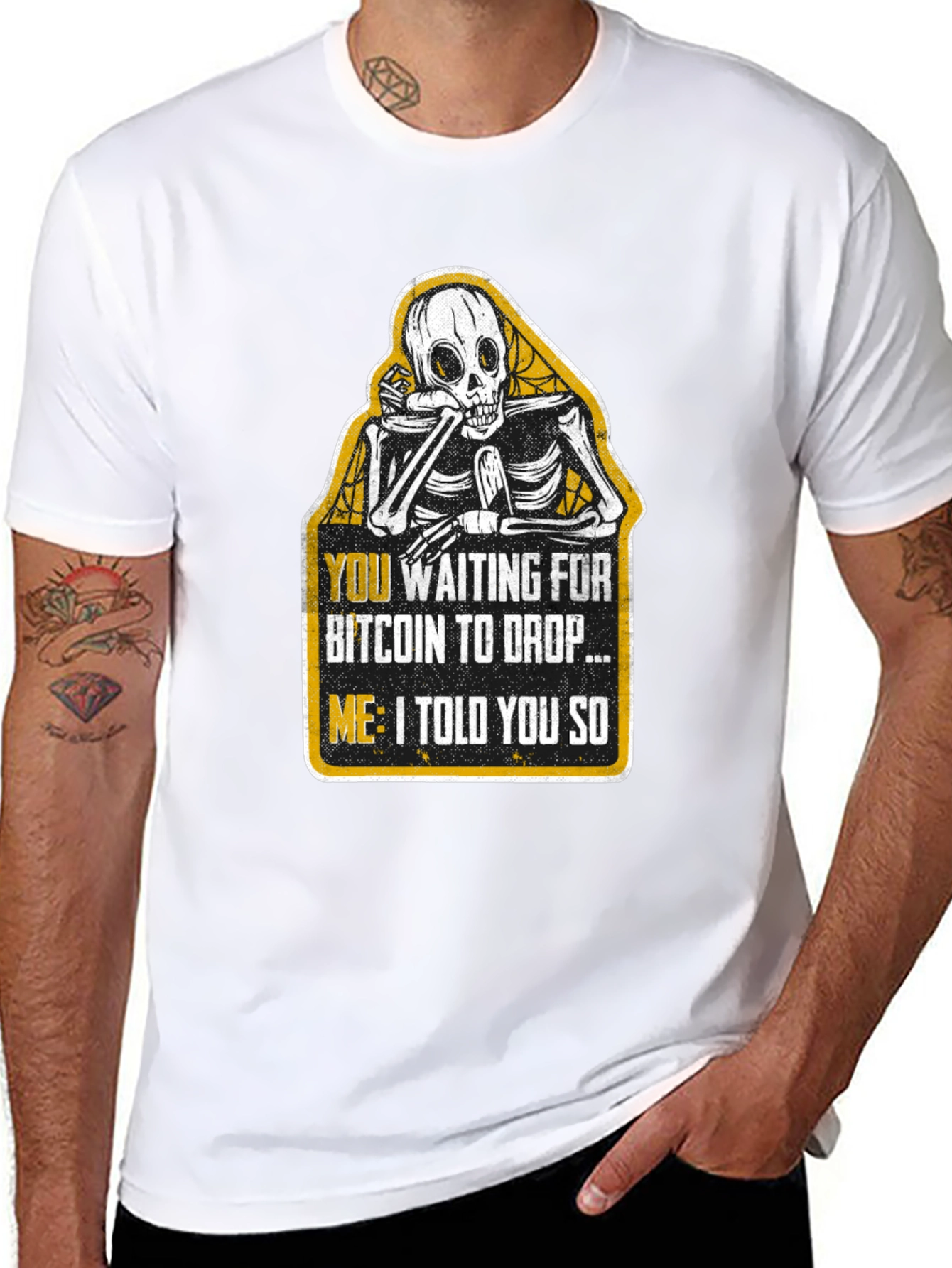 Bitcoin Skeptic T-Shirt - Crypto Investor Humor