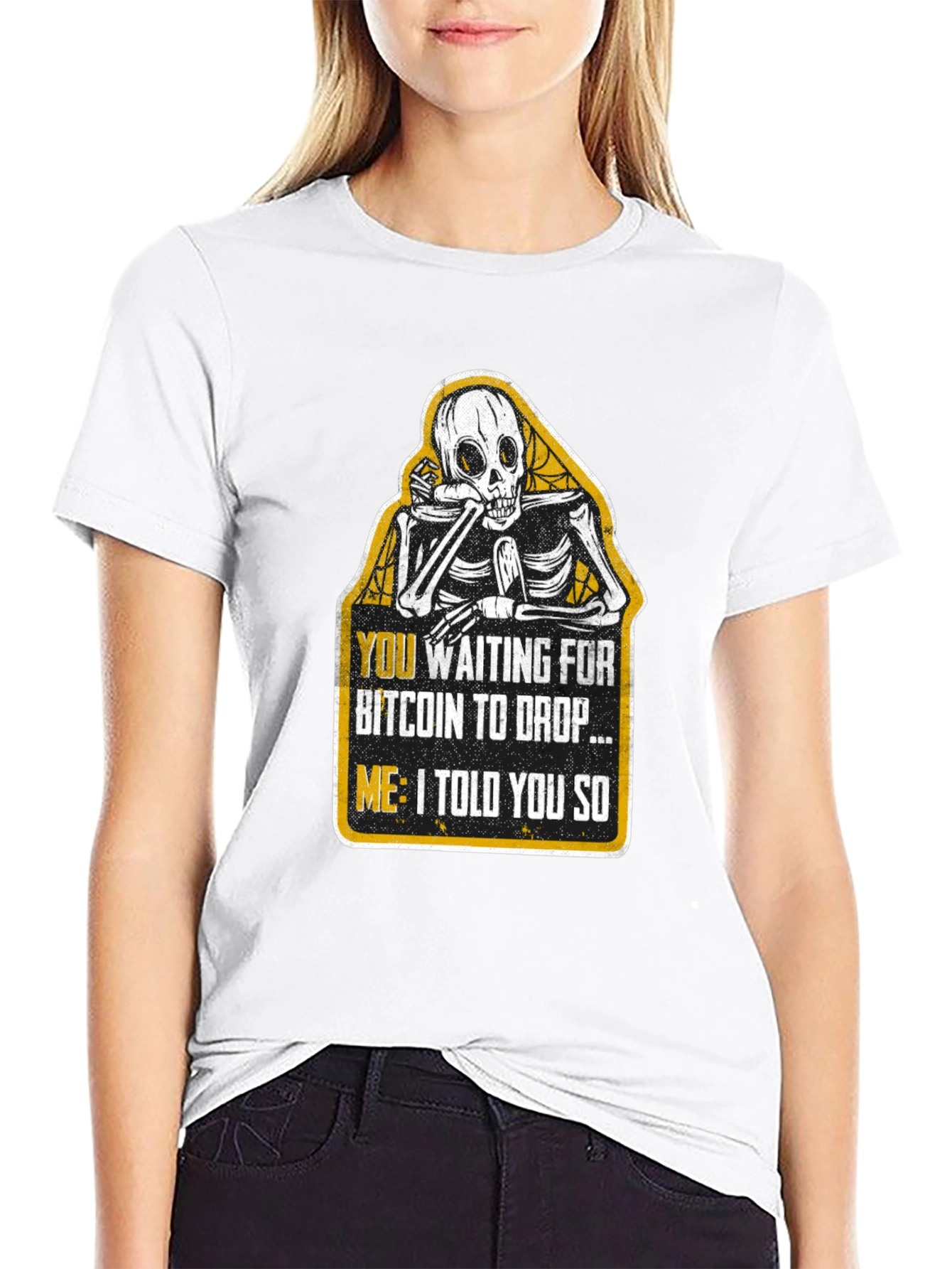 Bitcoin Skeptic T-Shirt - Crypto Investor Humor