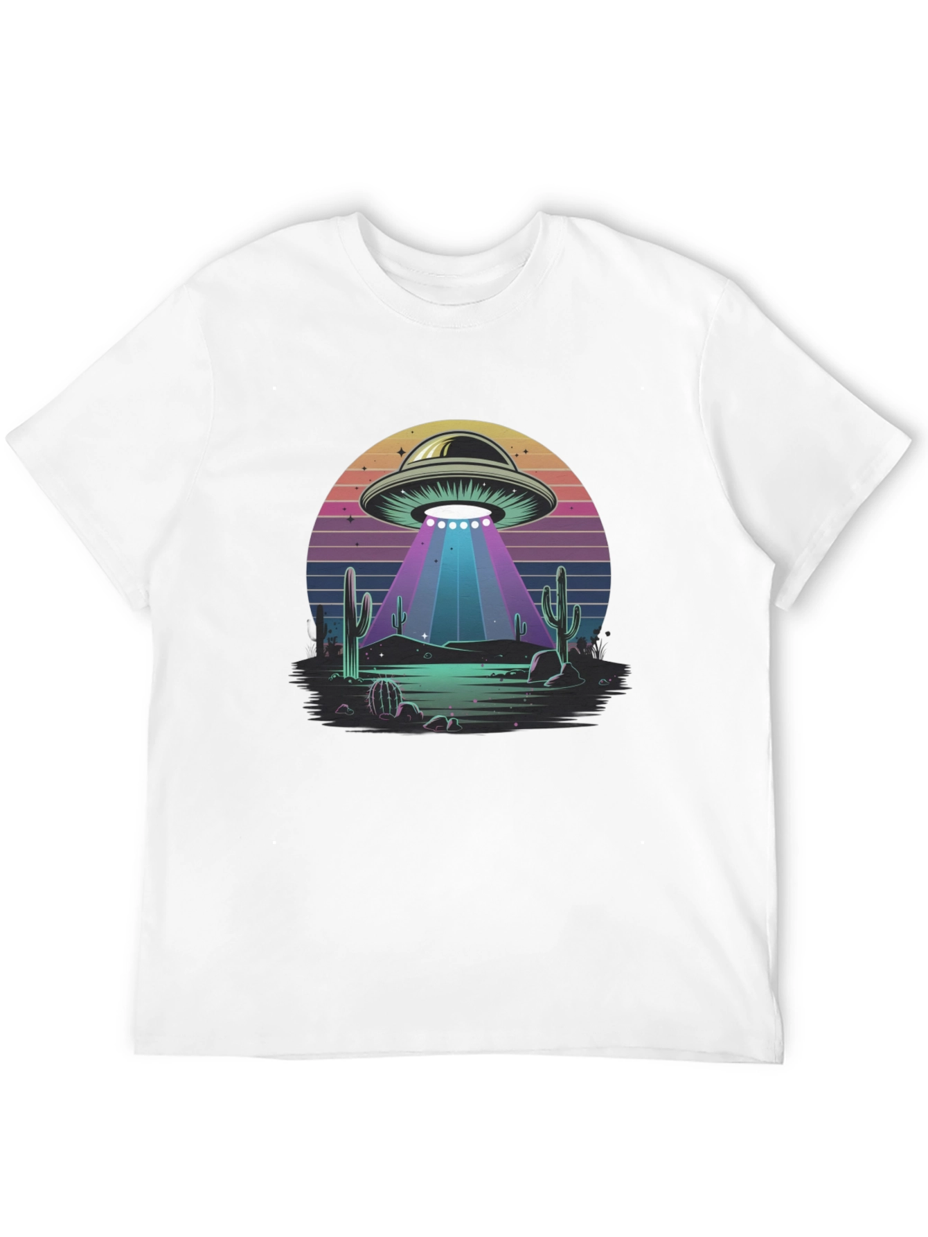 Retro UFO Desert T-Shirt