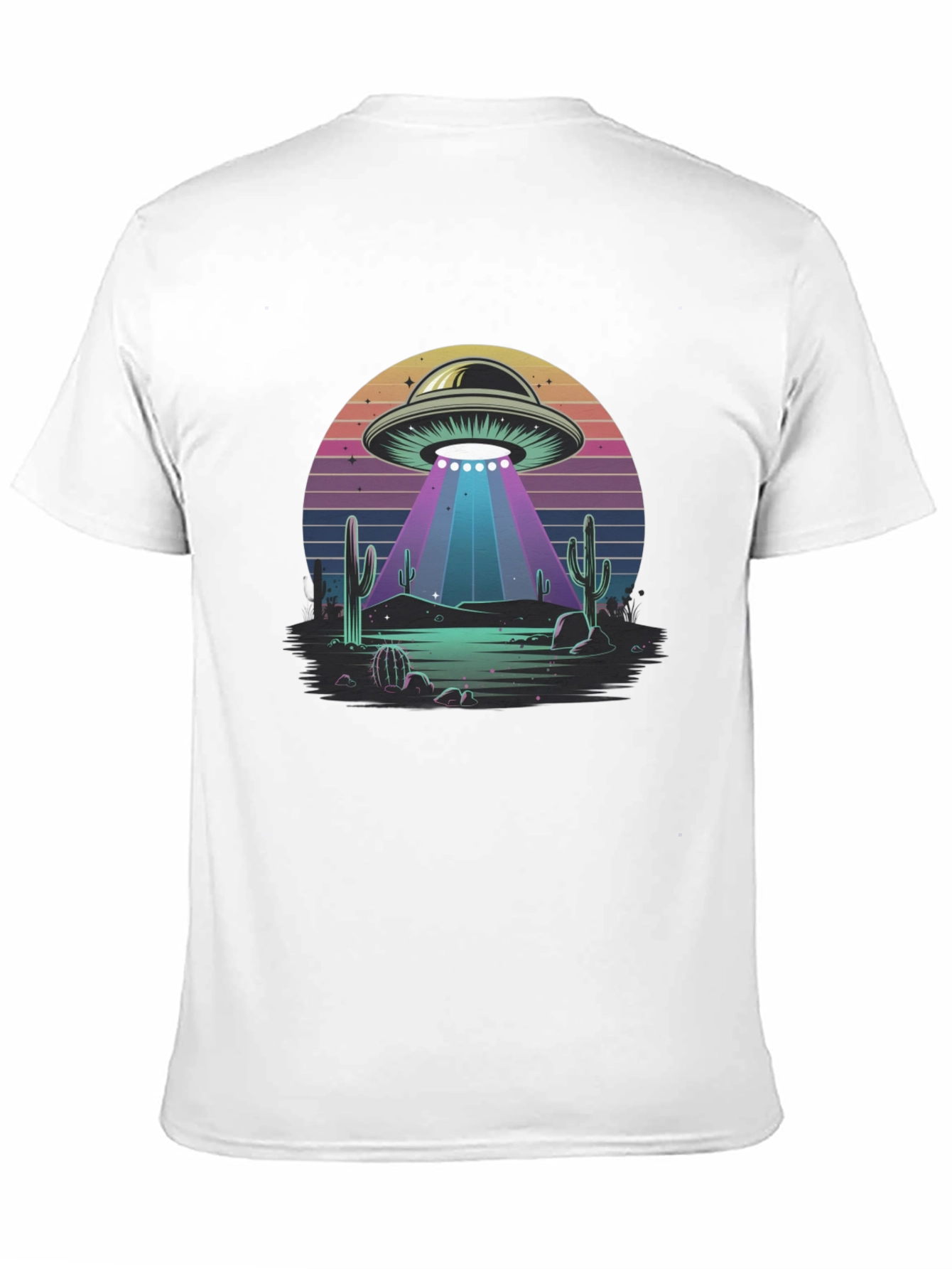 Retro UFO Desert T-Shirt