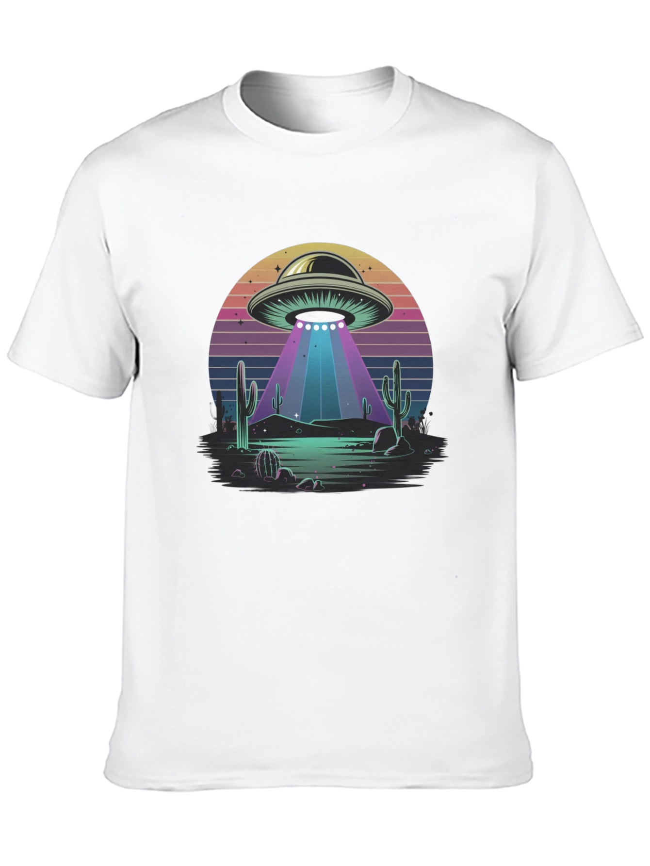 Retro UFO Desert T-Shirt